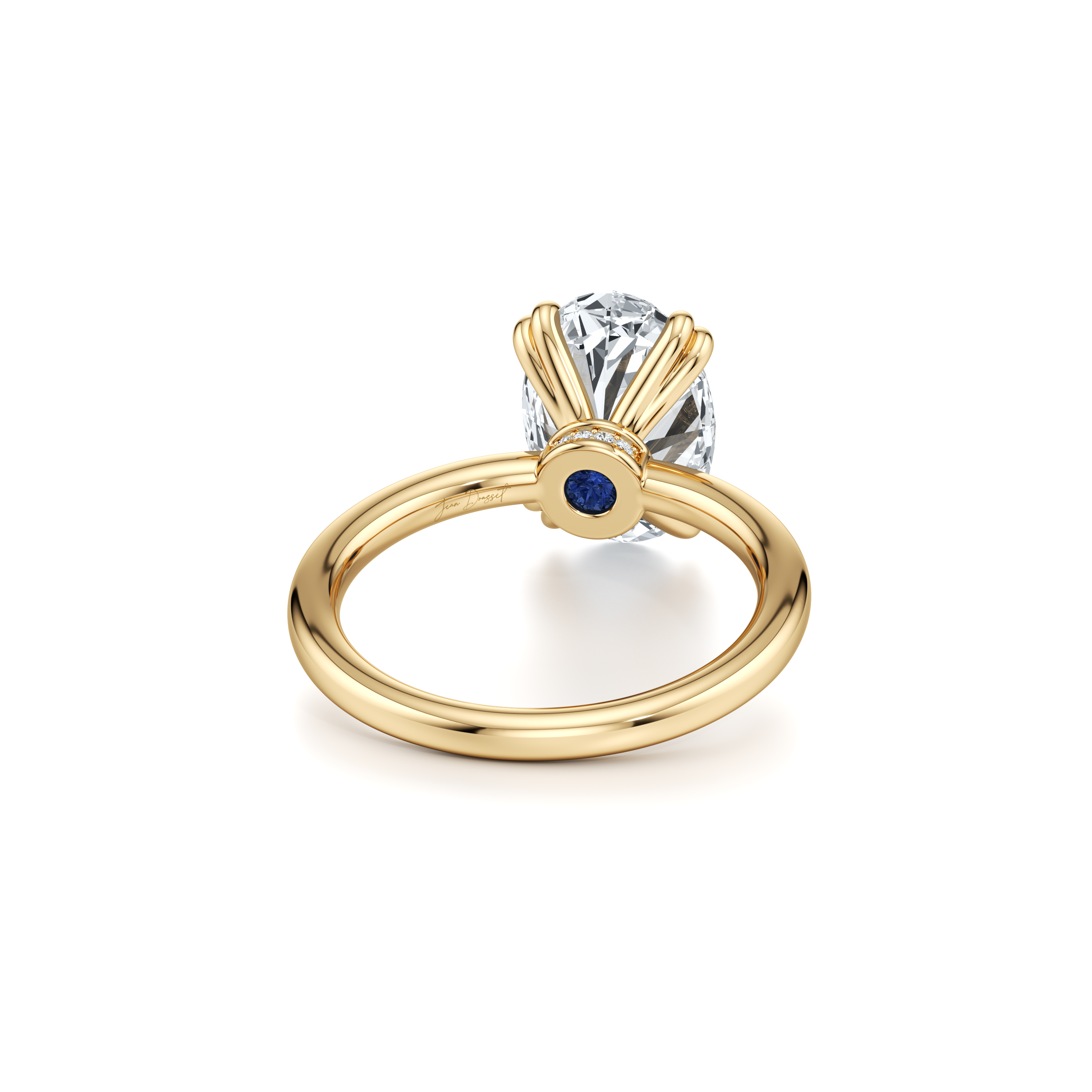 Audrey JD Signature Oval Cut Lab Diamond Engagement Ring