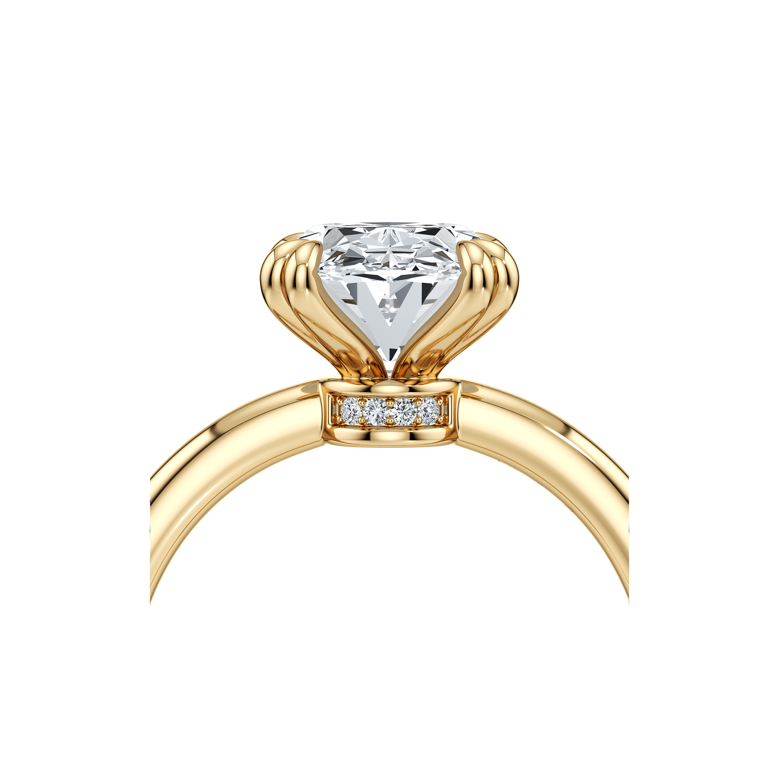 Audrey JD Signature Oval Cut Lab Diamond Engagement Ring