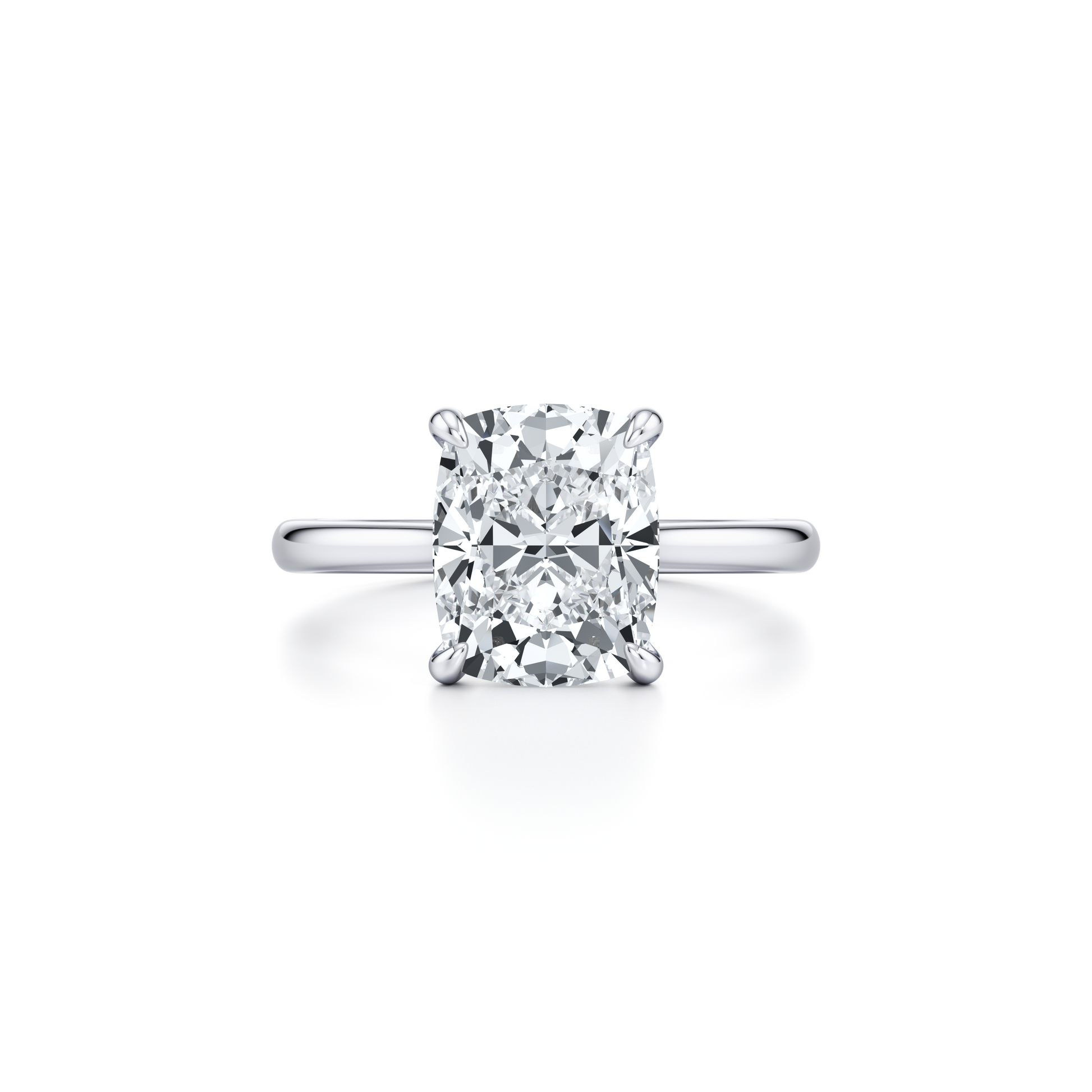 Precious Metal:Platinum;Cut Shape:Cushion