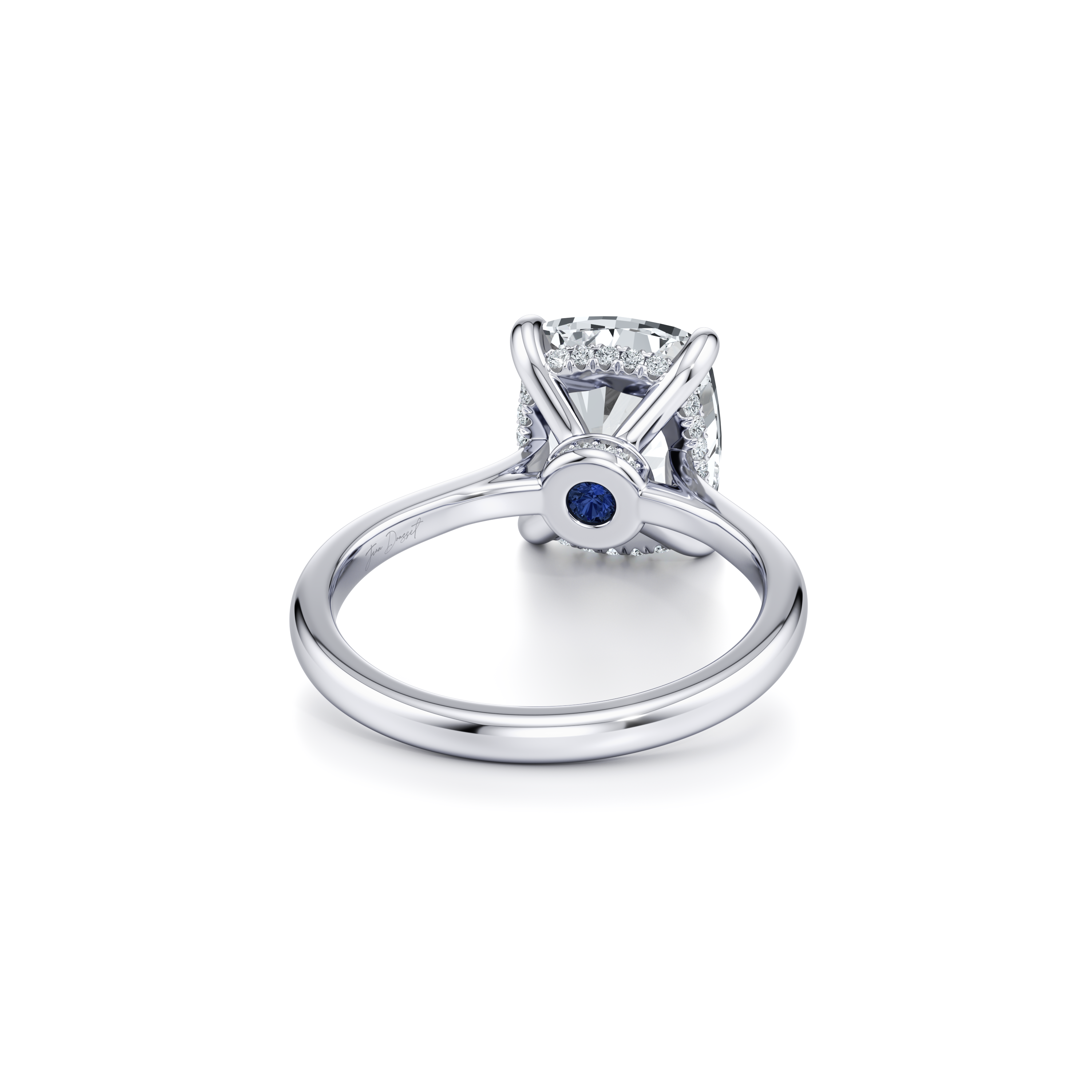 Chelsea Cushion Solitaire Lab Diamond Engagement Ring