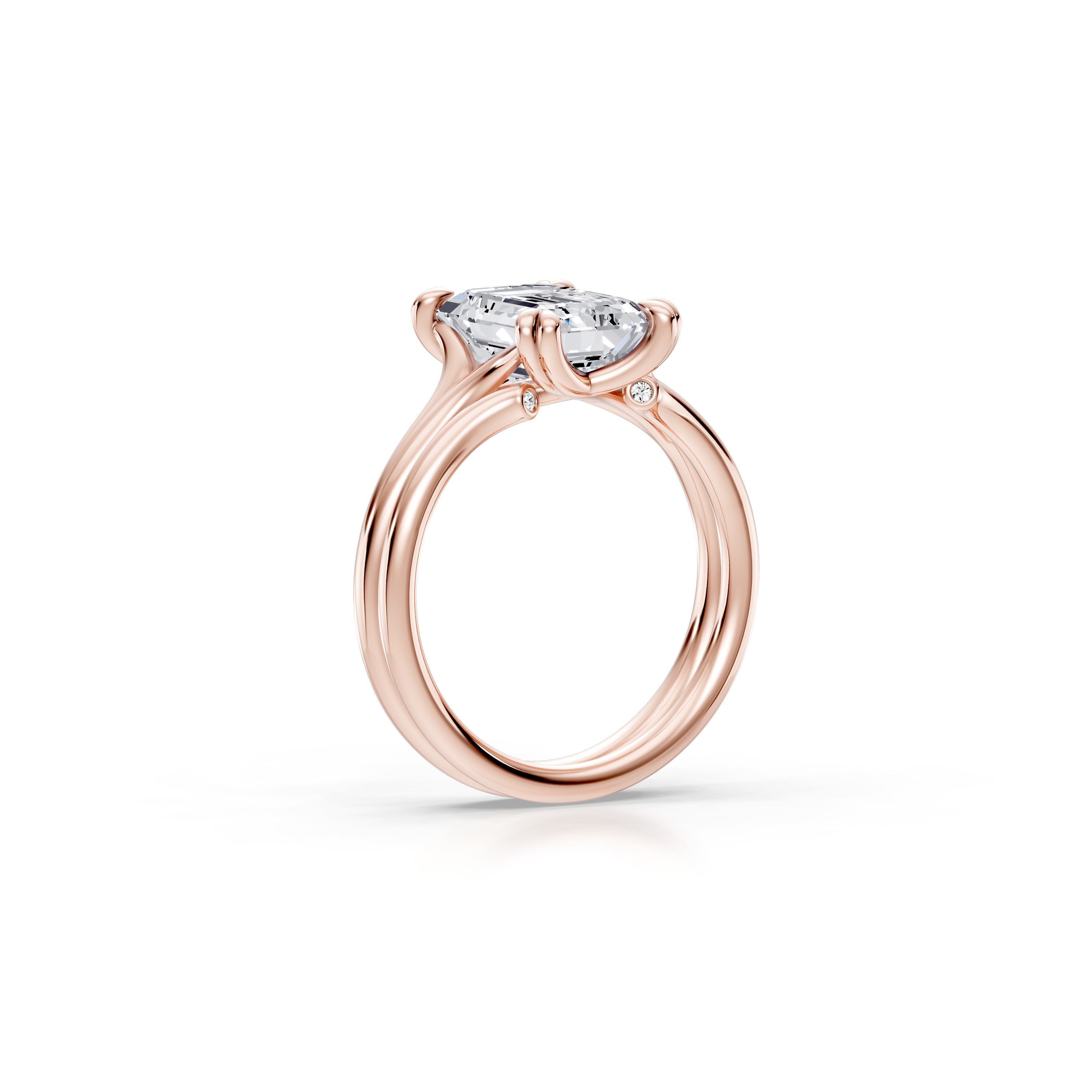 Jane Lab Diamond Wedding Band