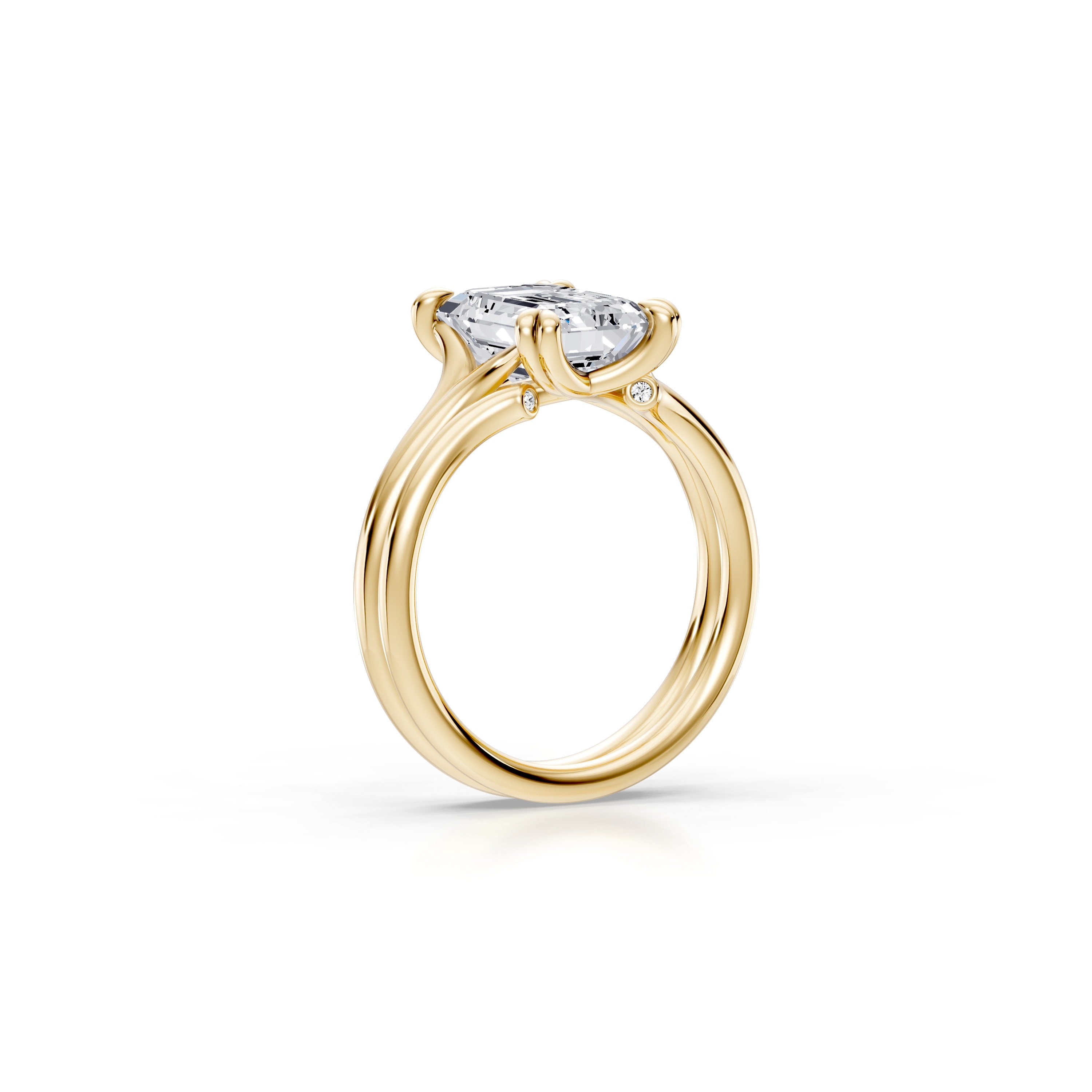 Jane Lab Diamond Wedding Band