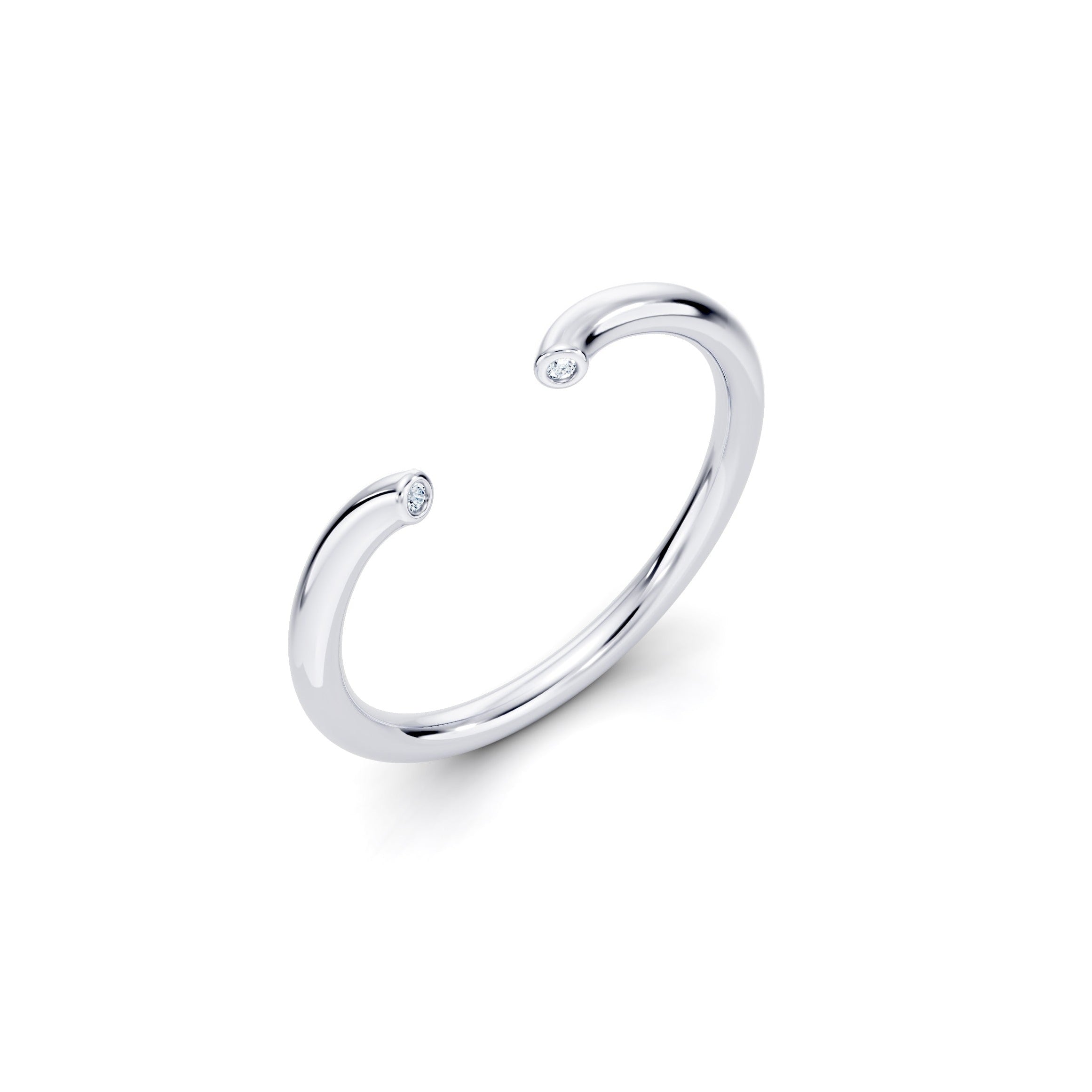 Precious Metal:18k White Gold