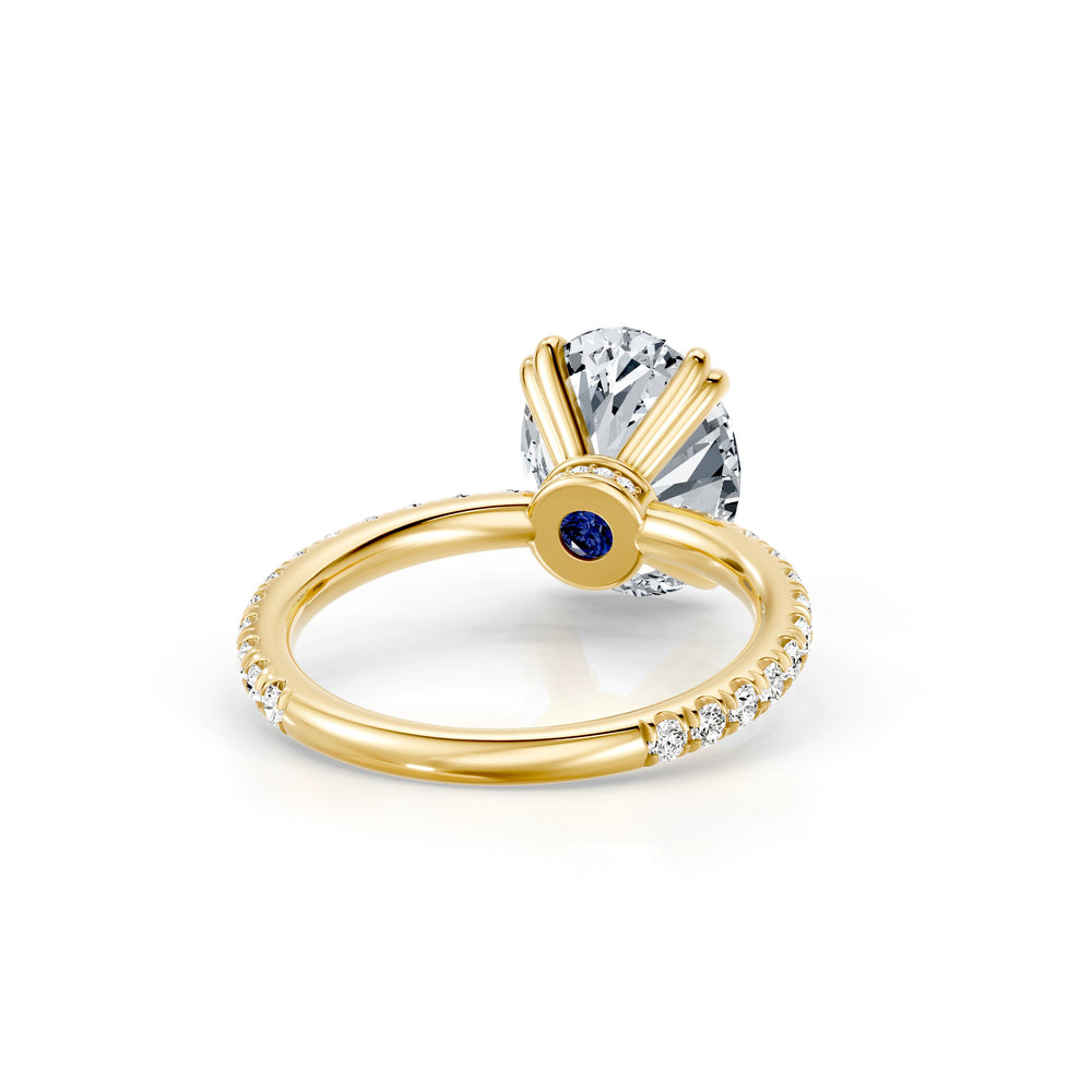 Audrey JD Signature Oval Cut Lab Diamond Engagement Ring