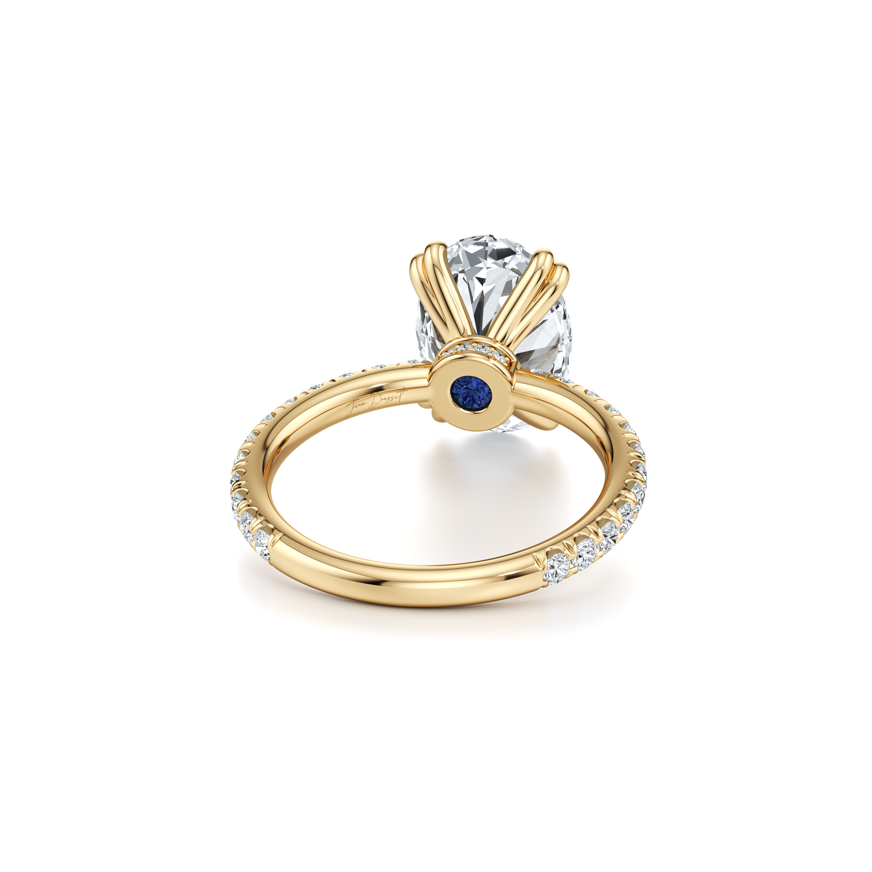Audrey JD Signature Oval Cut Lab Diamond Engagement Ring
