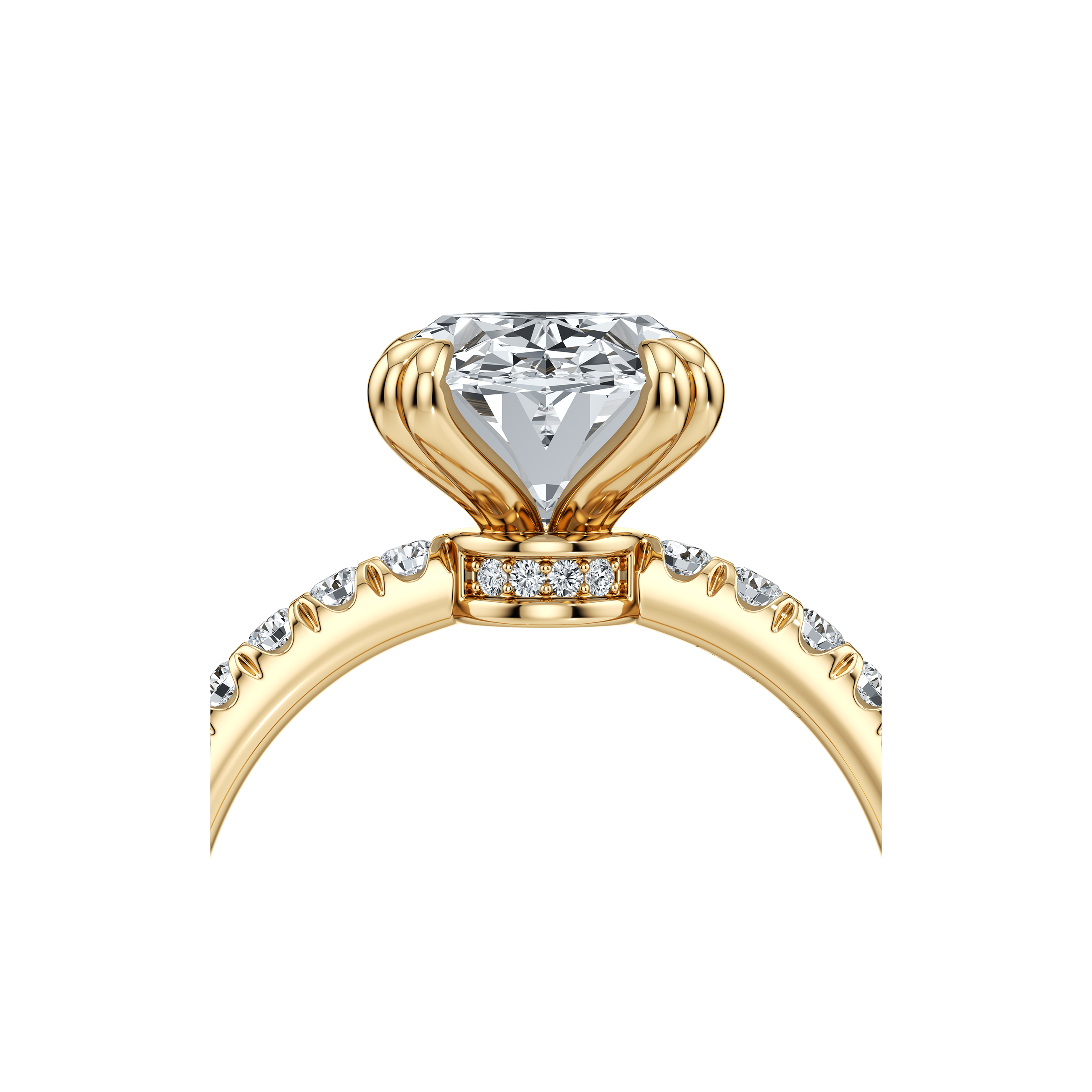 Audrey JD Signature Oval Cut Lab Diamond Engagement Ring