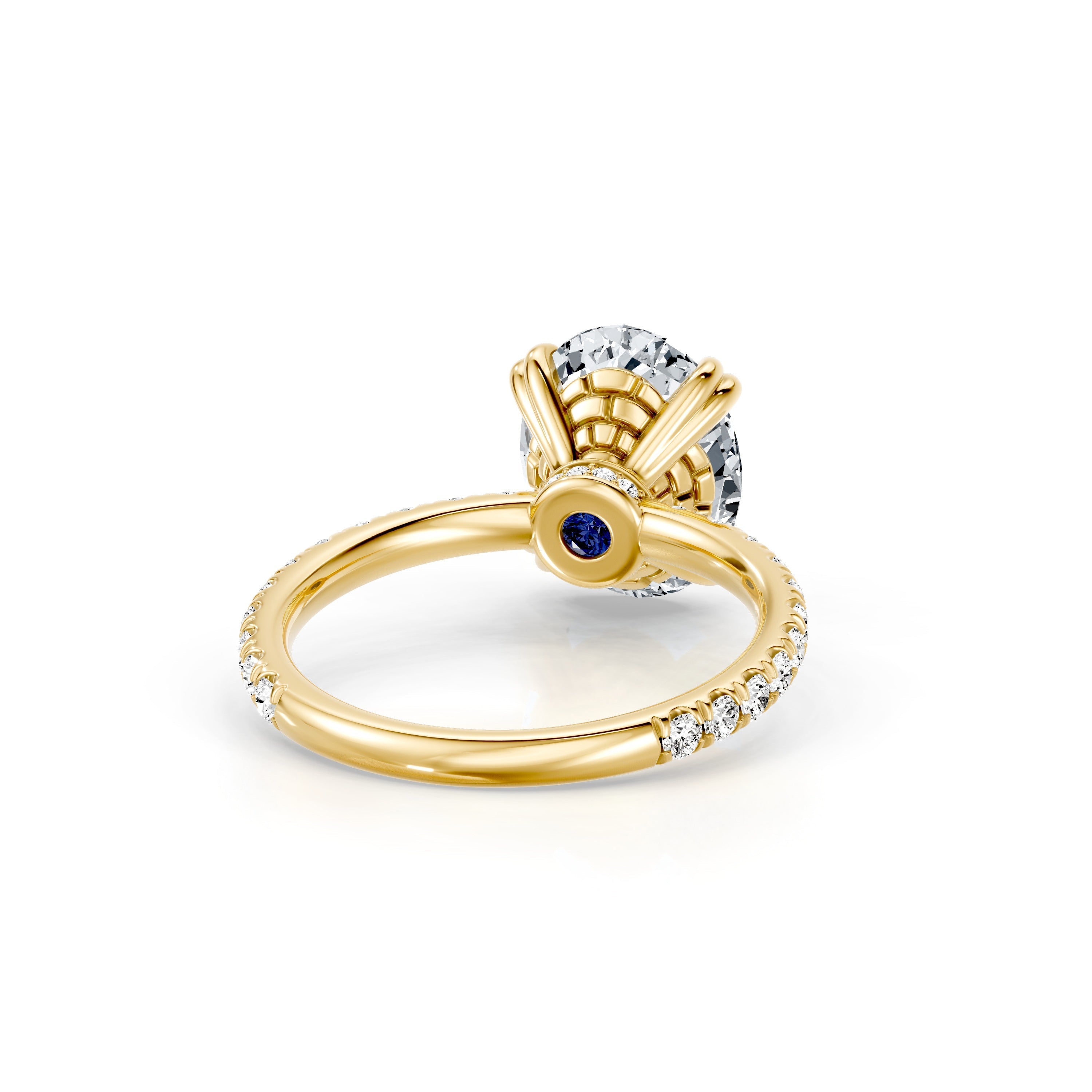 Soho Oval Cut Solitaire Lab Diamond Engagement Ring
