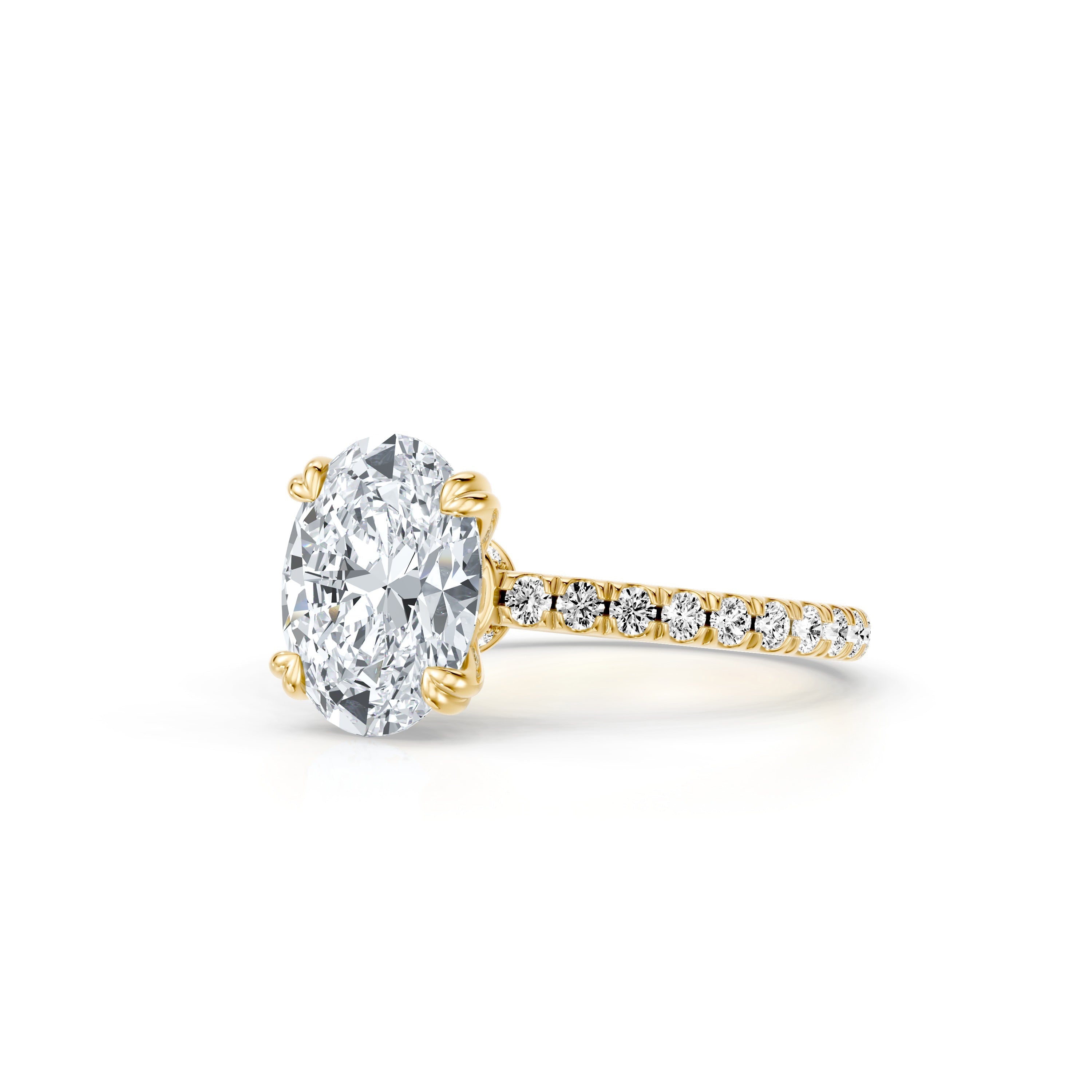 Soho Oval Cut Solitaire Lab Diamond Engagement Ring