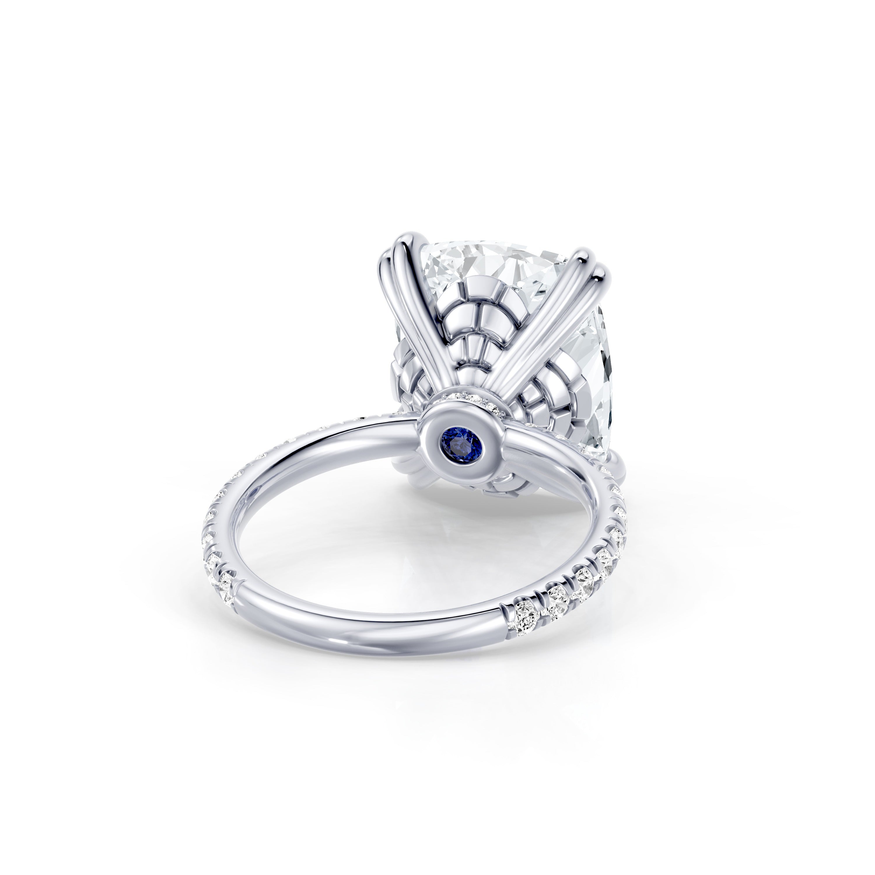 High Jewelry | Soho Elongated Cushion Cut Solitaire Lab Diamond Engagement Ring