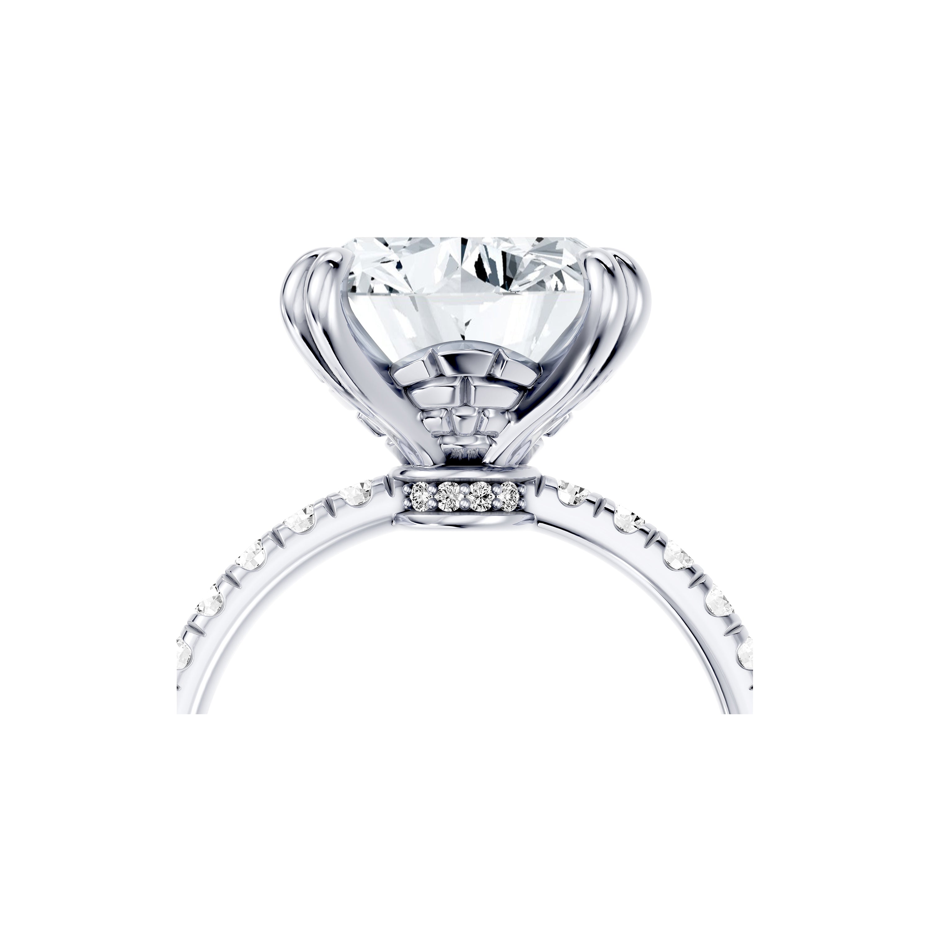 High Jewelry | Soho Elongated Cushion Cut Solitaire Lab Diamond Engagement Ring