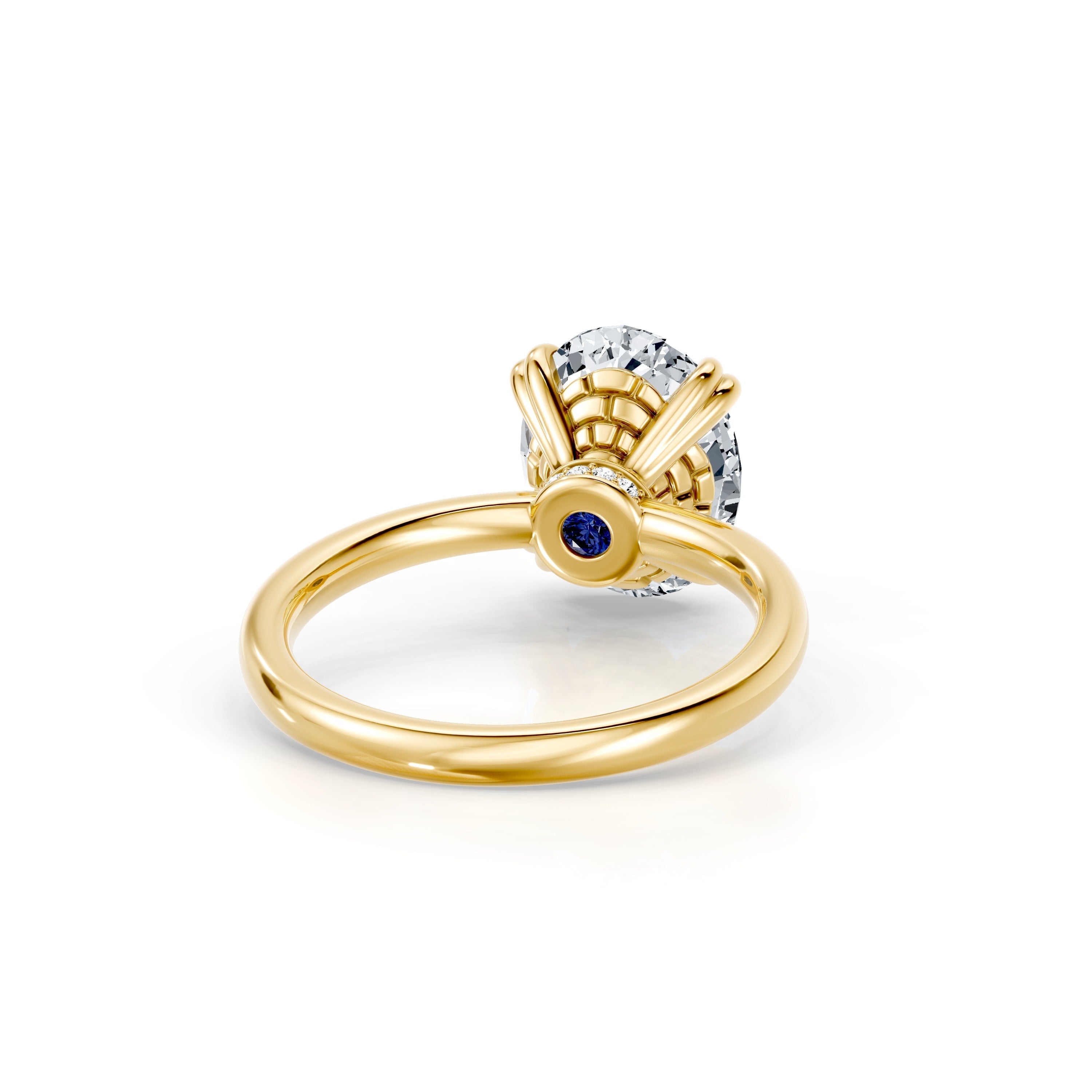 Soho Oval Cut Solitaire Lab Diamond Engagement Ring