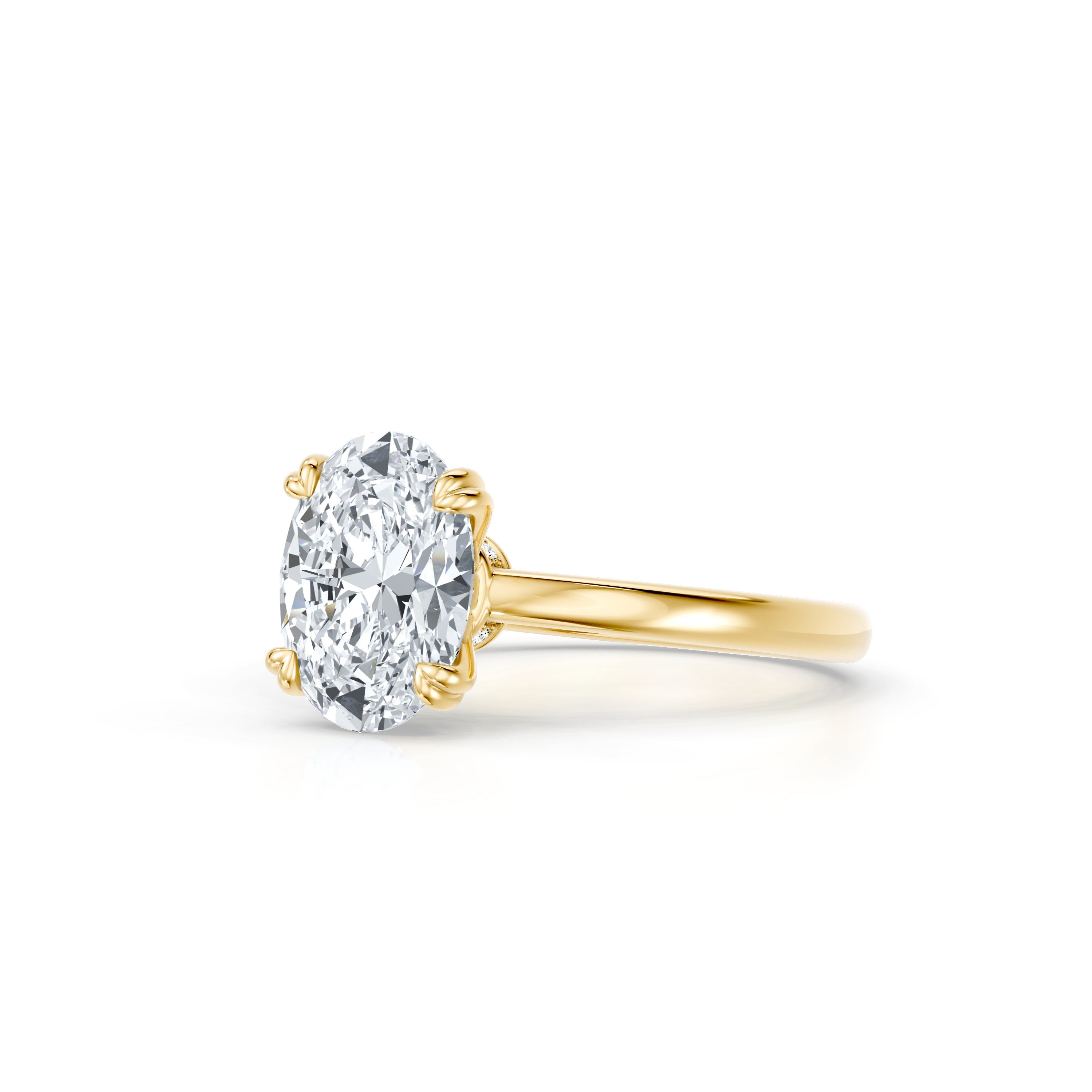 Soho Oval Cut Solitaire Lab Diamond Engagement Ring