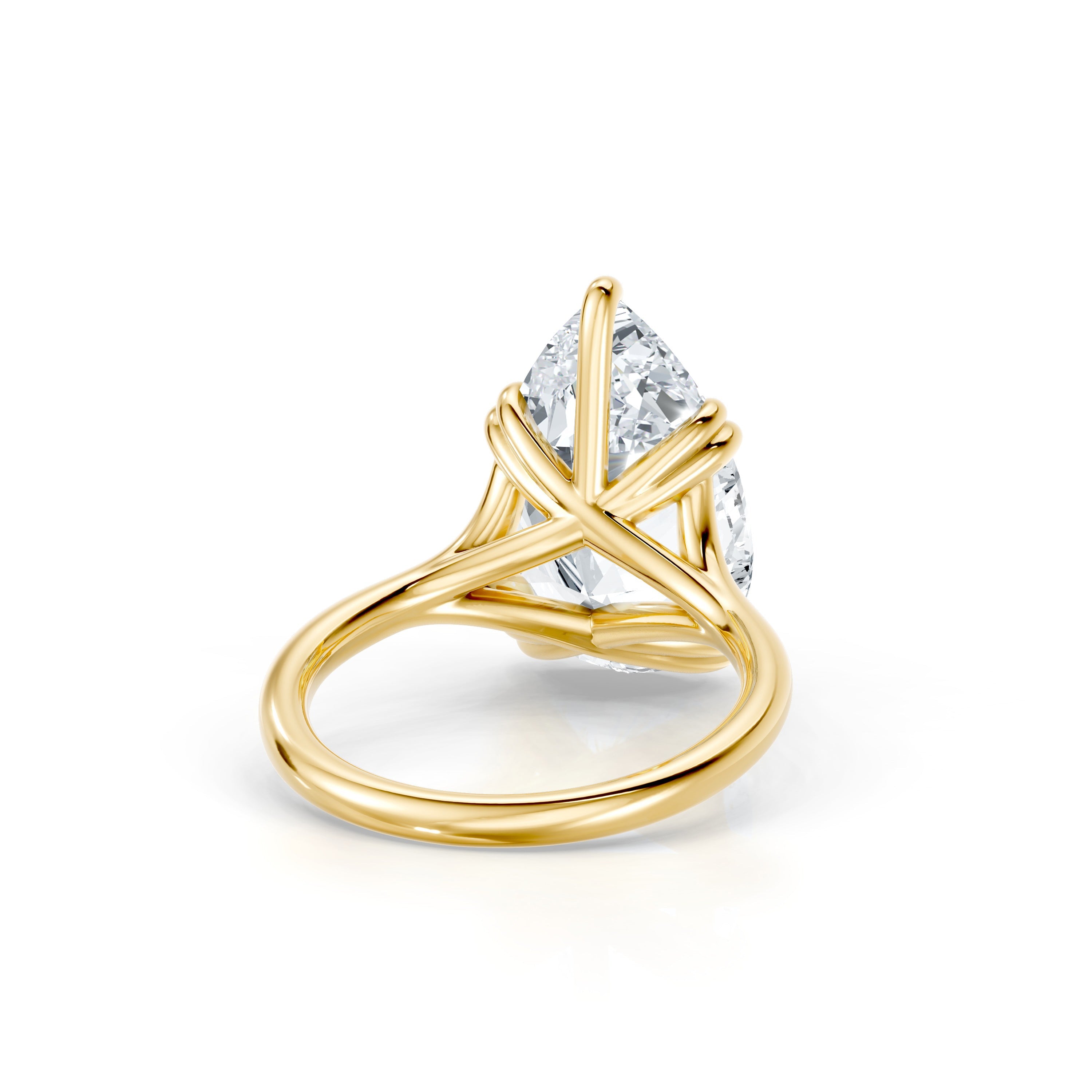 High Jewelry | Jane Pear Cut Solitaire Lab Diamond Engagement Ring