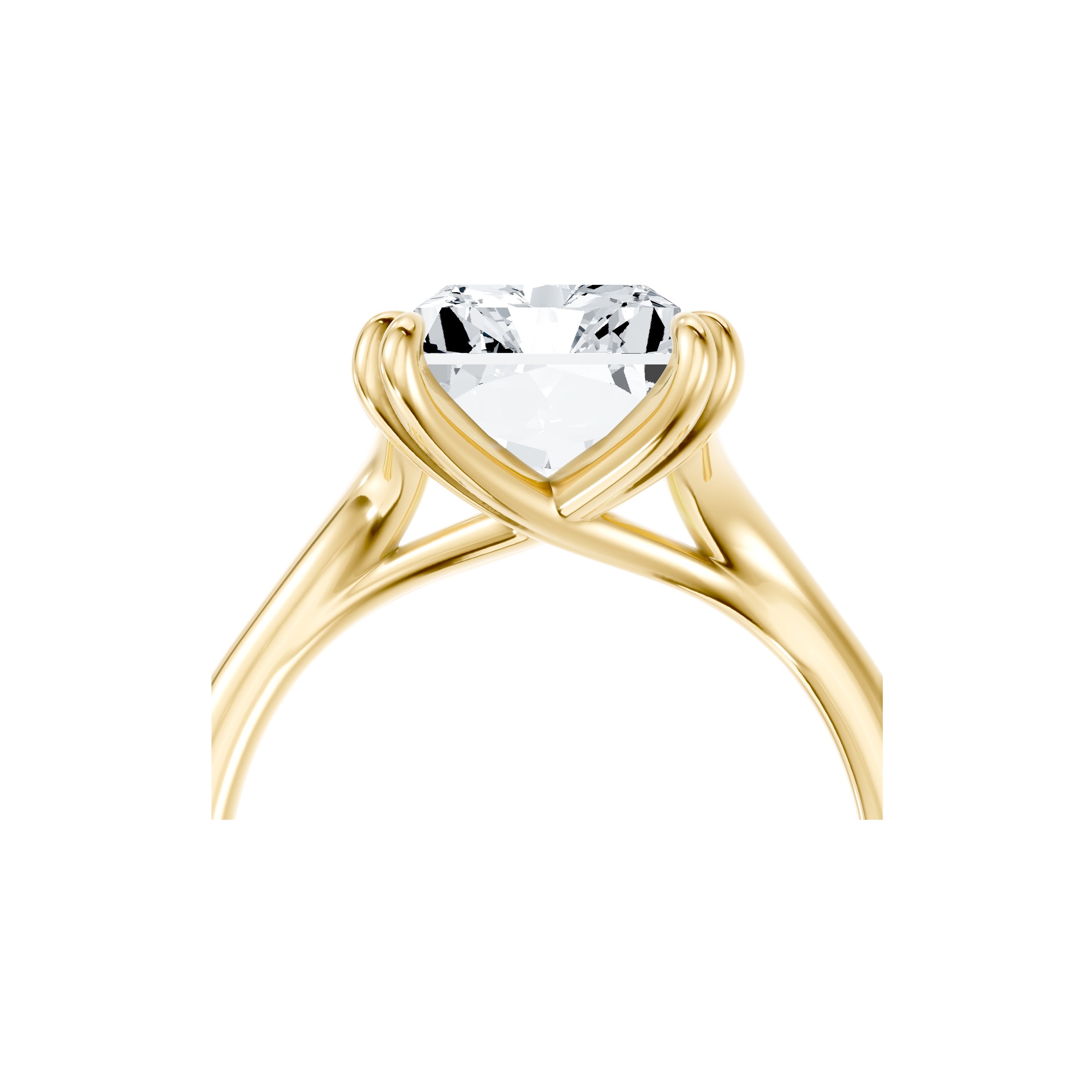 High Jewelry | Jane Radiant Cut Solitaire Lab Diamond Engagement Ring