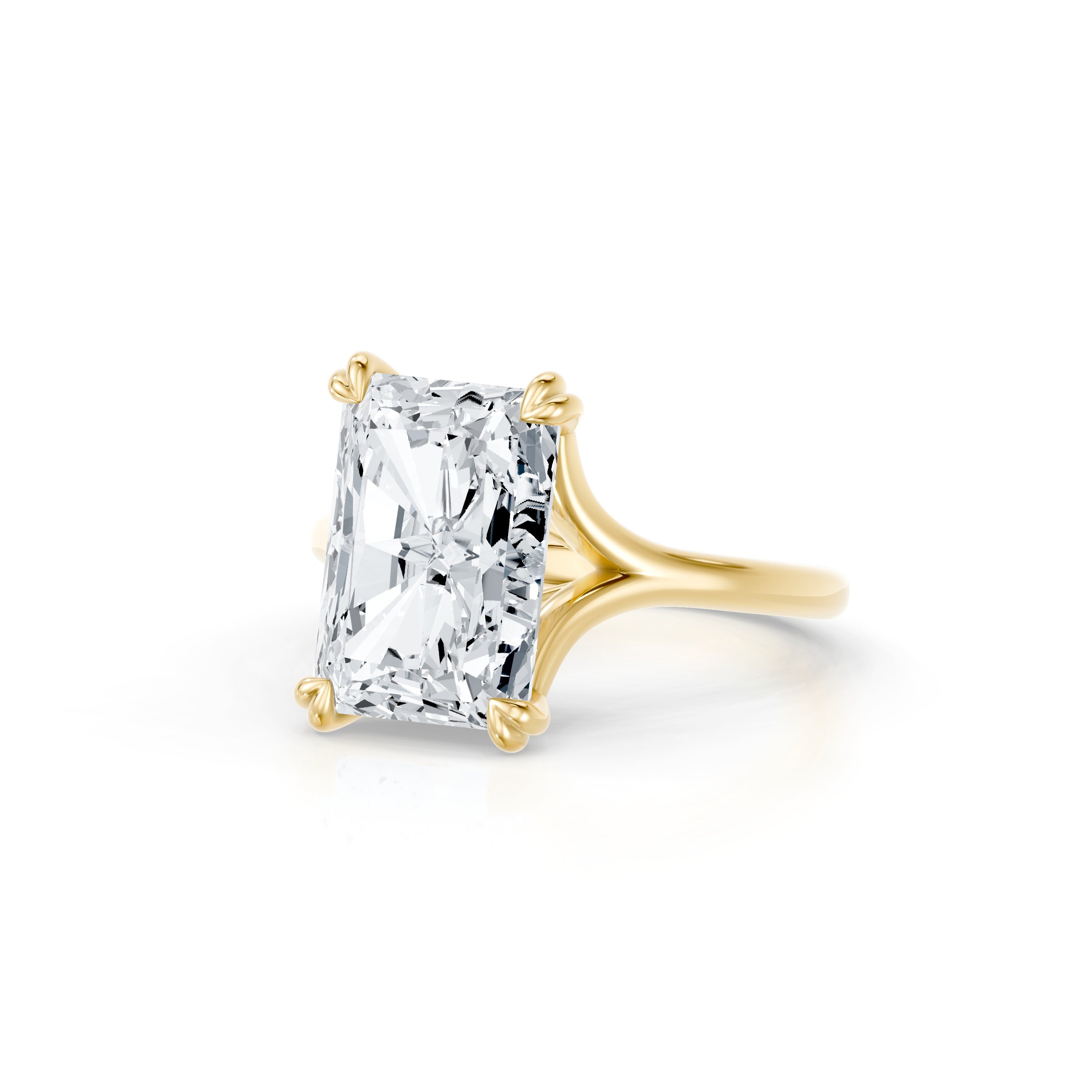 High Jewelry | Jane Radiant Cut Solitaire Lab Diamond Engagement Ring