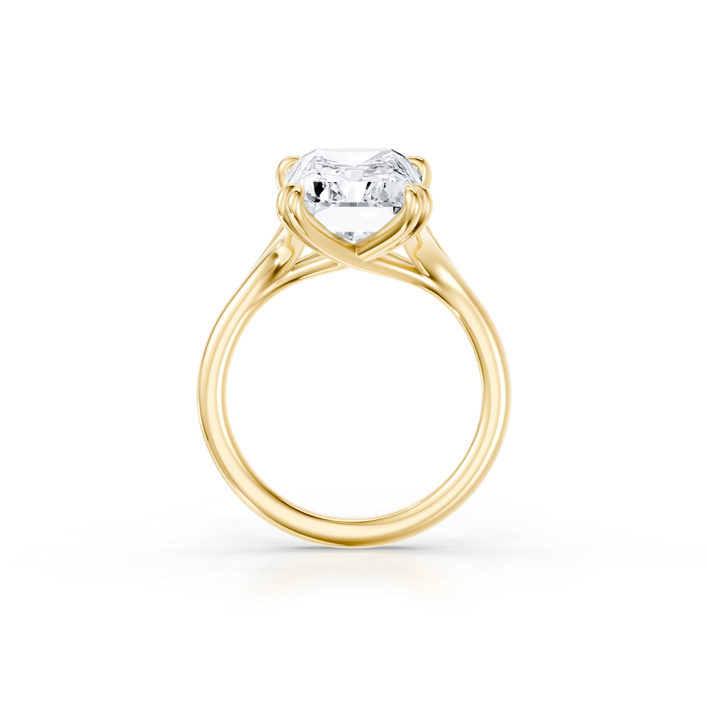 High Jewelry | Jane Radiant Cut Solitaire Lab Diamond Engagement Ring