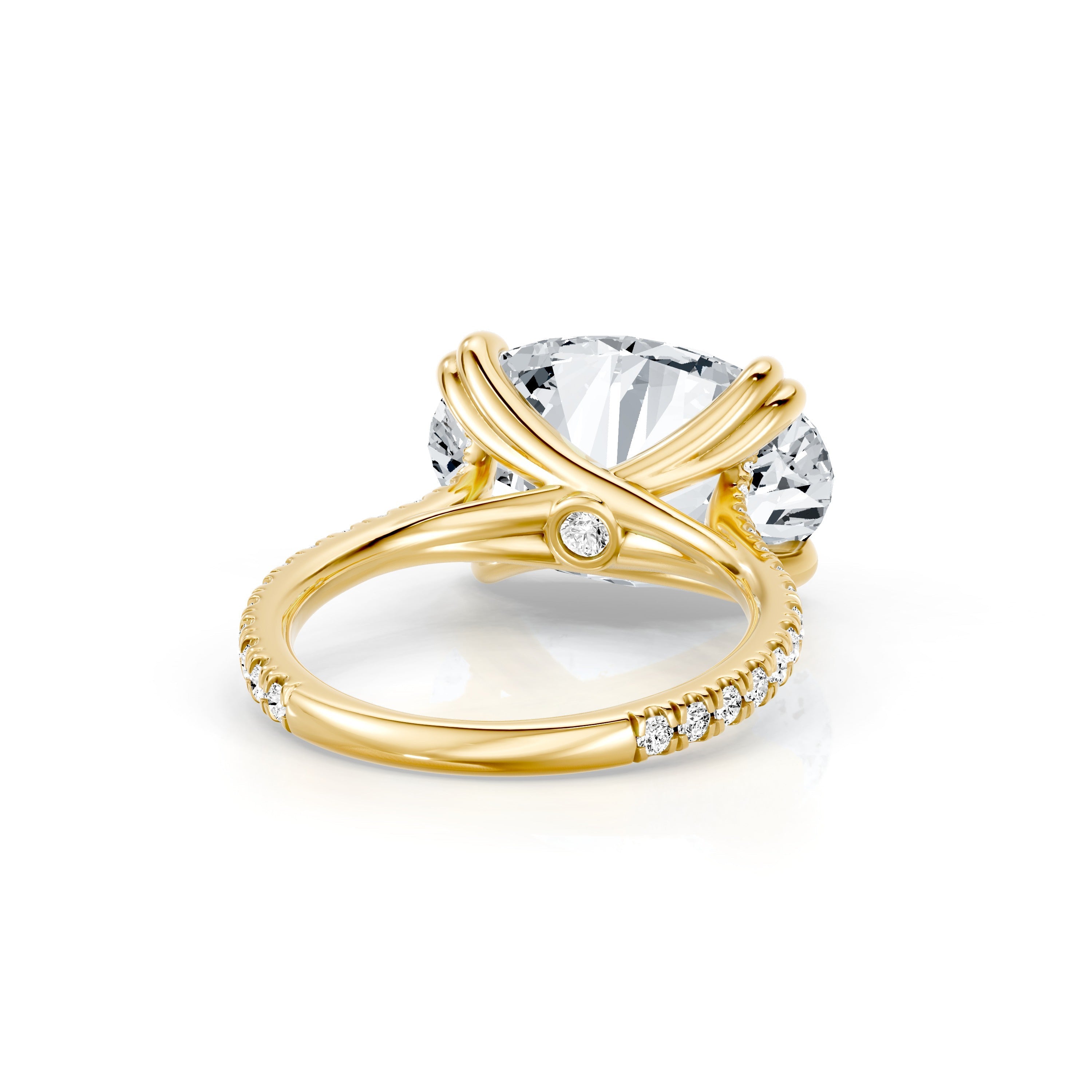 High Jewelry | Elle East-West Oval Cut Solitaire Lab Diamond Engagement Ring