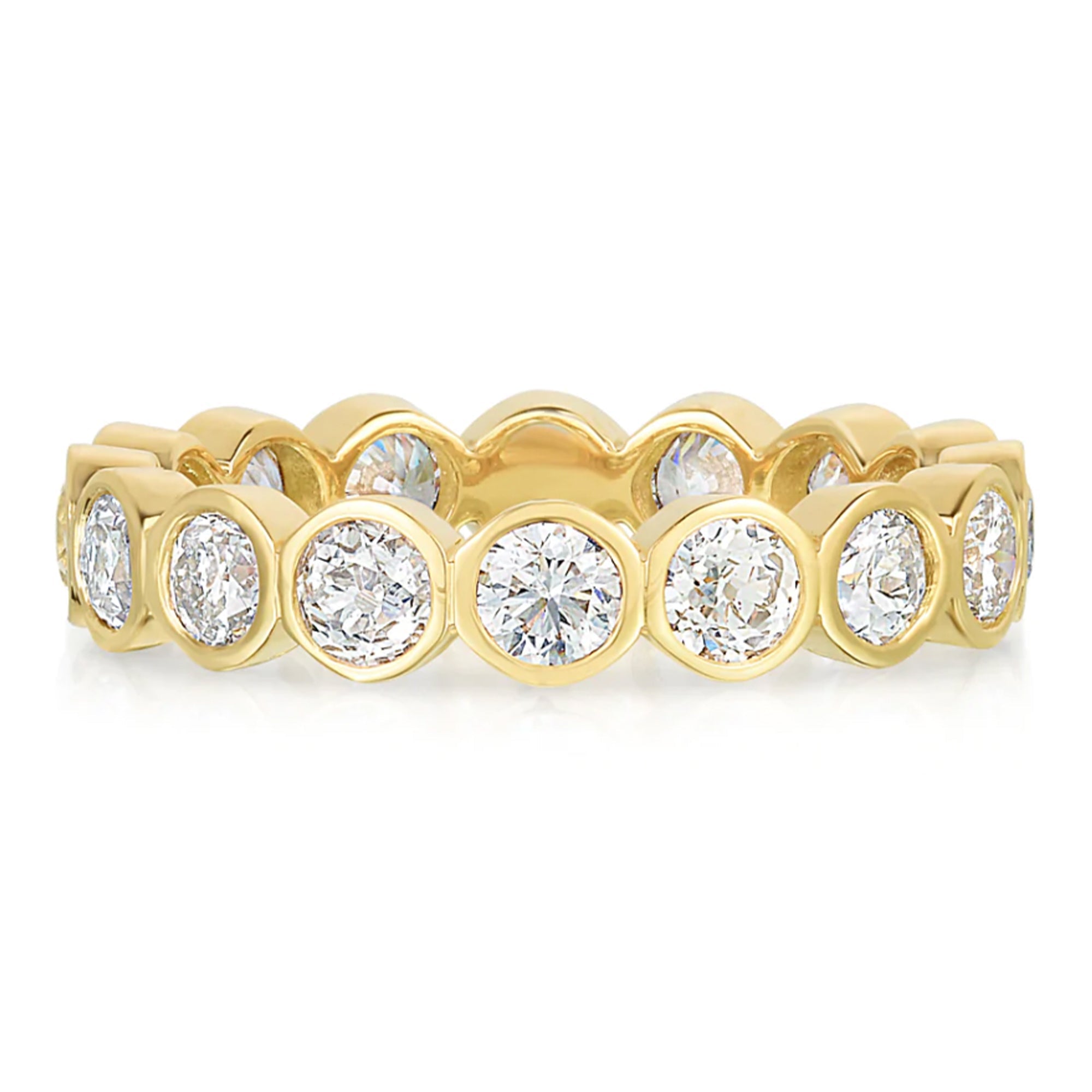 Bezel Set Diamond Eternity Band