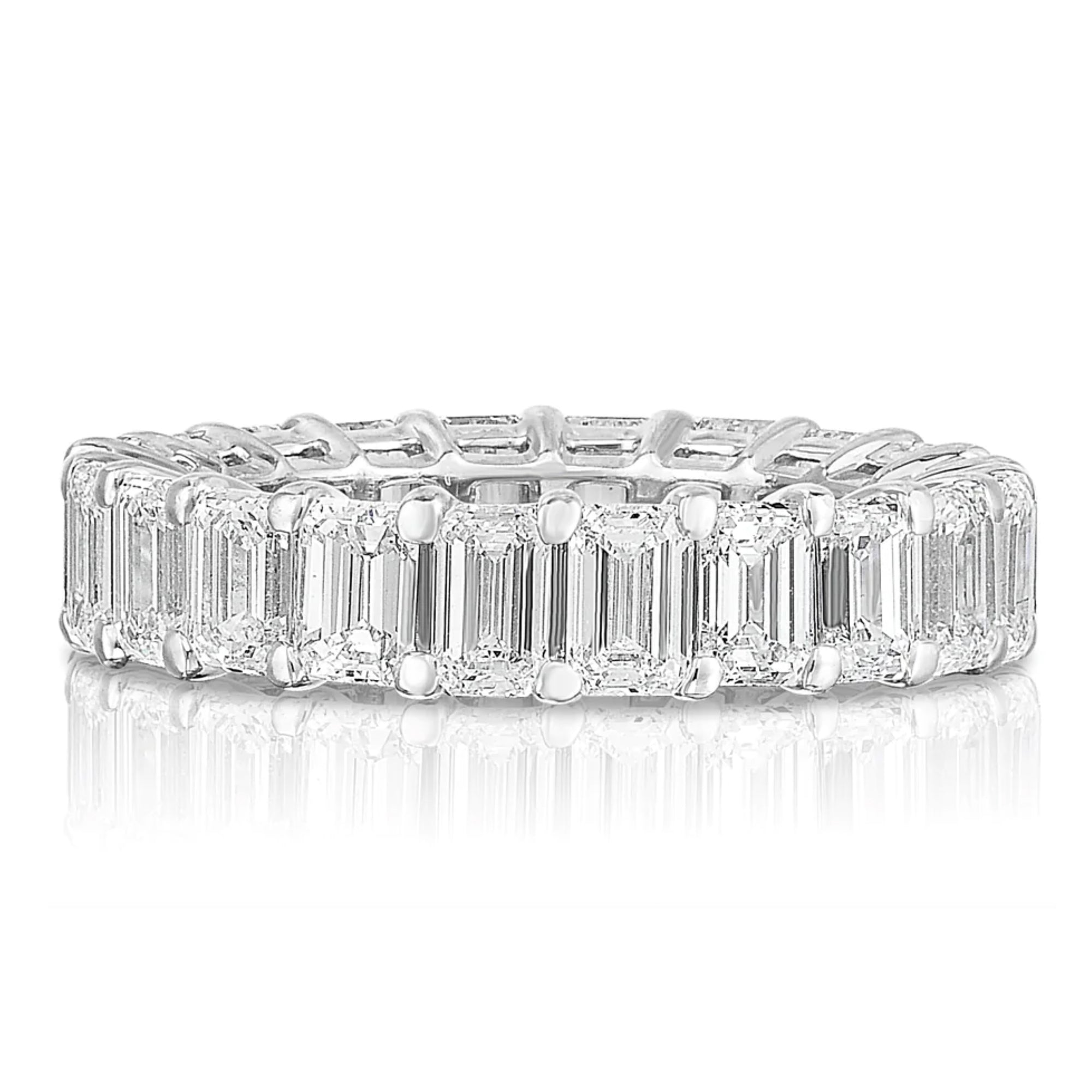 Emerald Cut Diamond Eternity Band