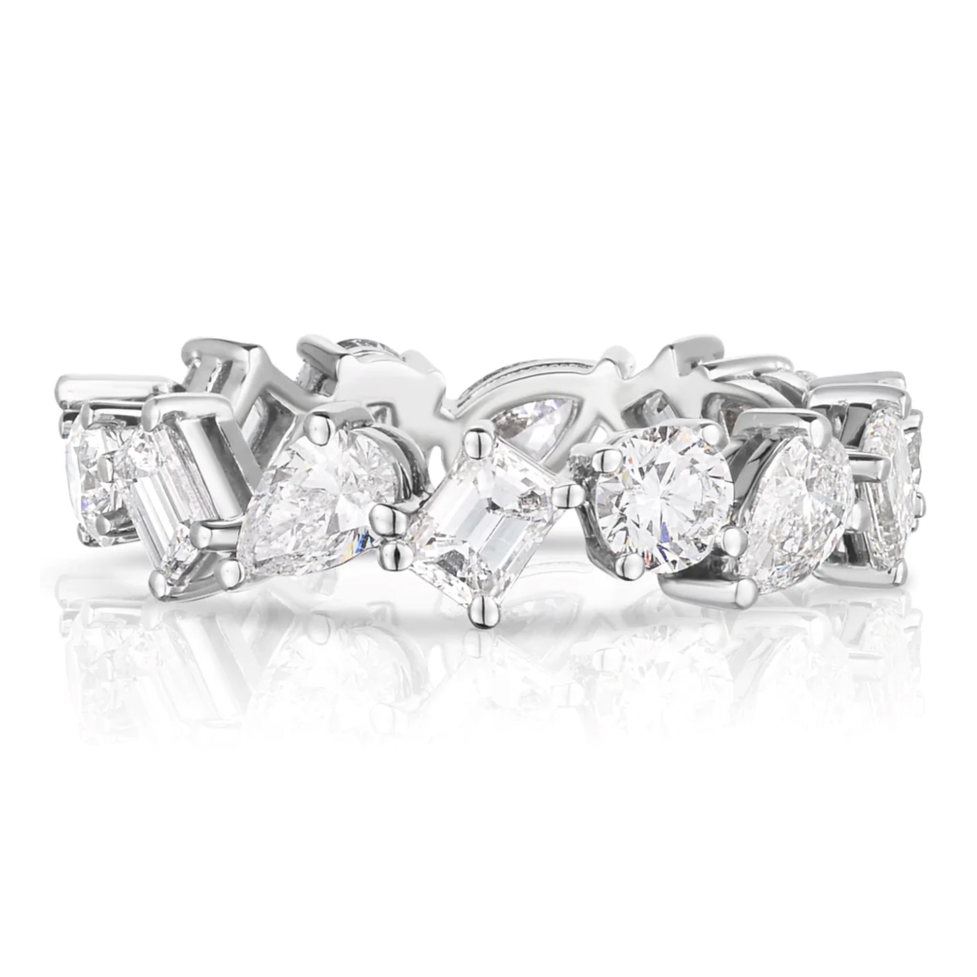 Mixed Shape Diamond Eternity Band