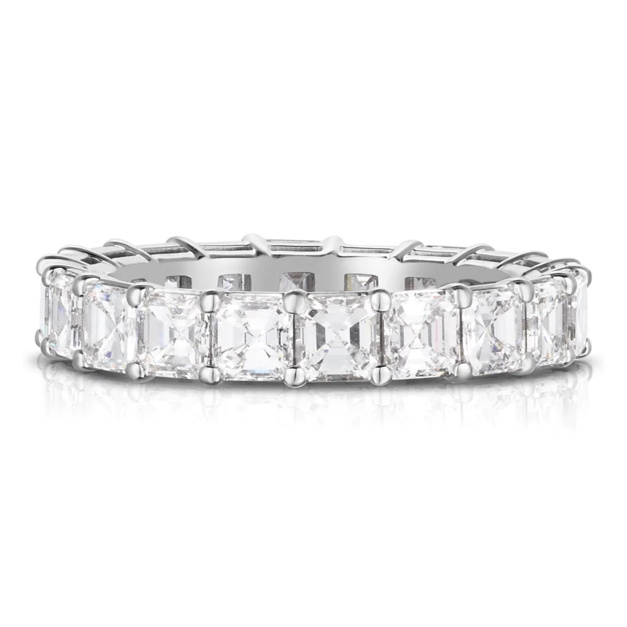Asscher Cut Diamond Eternity Band