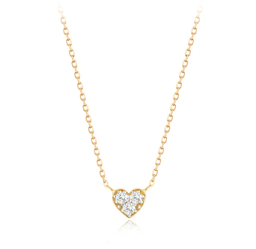 A Diamond Heart Necklace