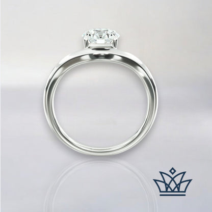 Serenity Solitaire Diamond Ring