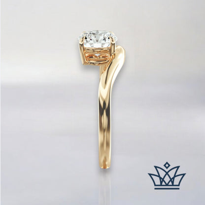 Serenity Solitaire Diamond Ring