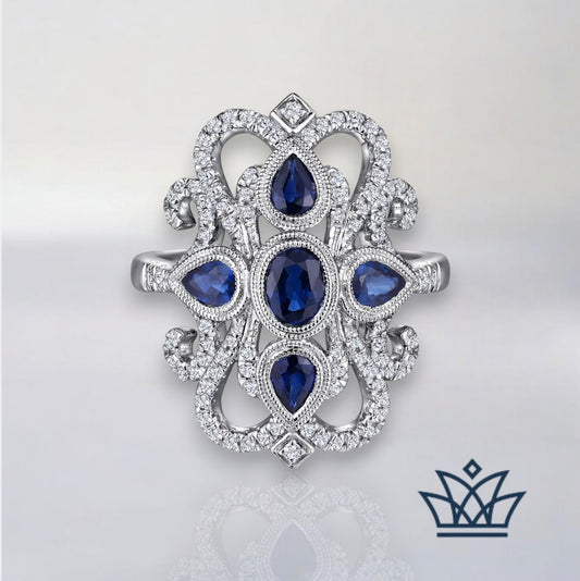 Victoria's Regal Sapphire Ring