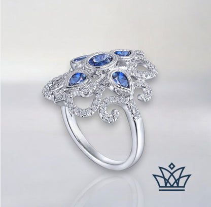 Victoria's Regal Sapphire Ring