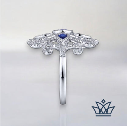 Victoria's Regal Sapphire Ring