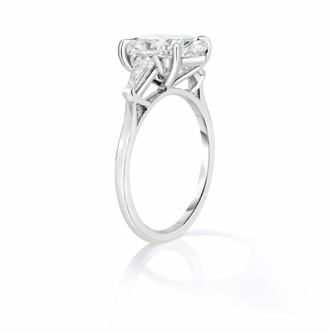 3.00 Carat Oval Cut Diamond Engagement Ring