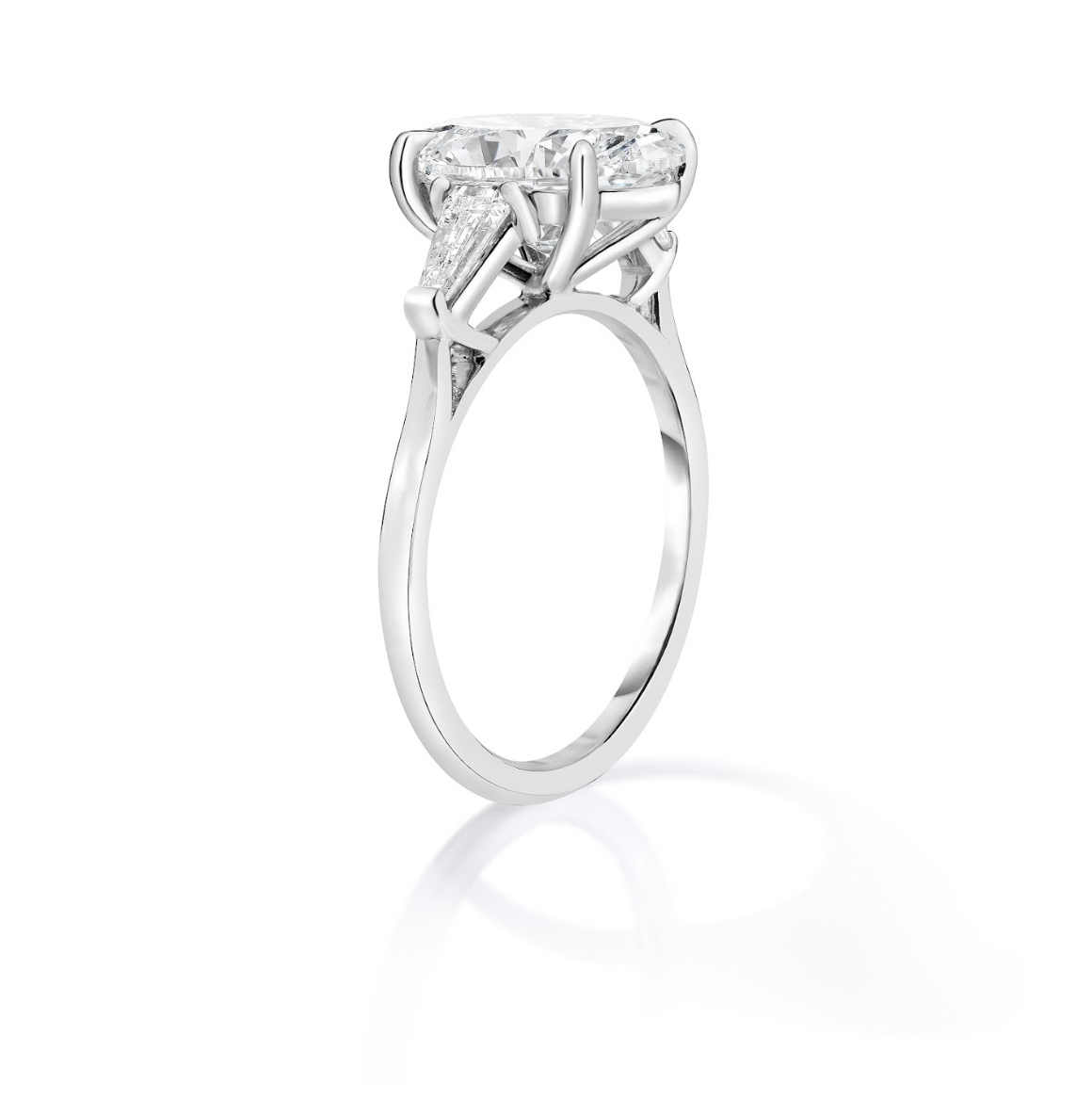 3.00 Carat Oval Cut Diamond Engagement Ring