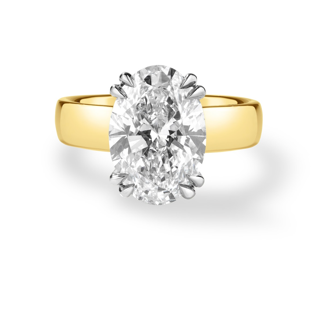2.50 Oval Cut Diamond Engagement Ring