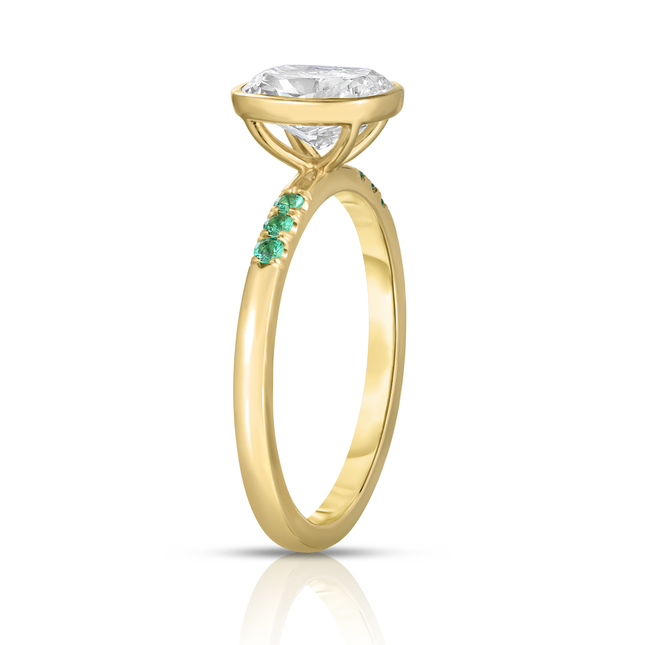 1.80 Carat Cushion Cut Diamond Engagement Ring