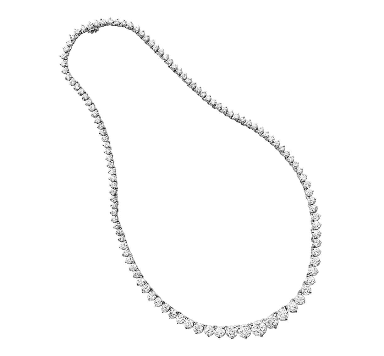 Graduated Riviera Tennis Necklace