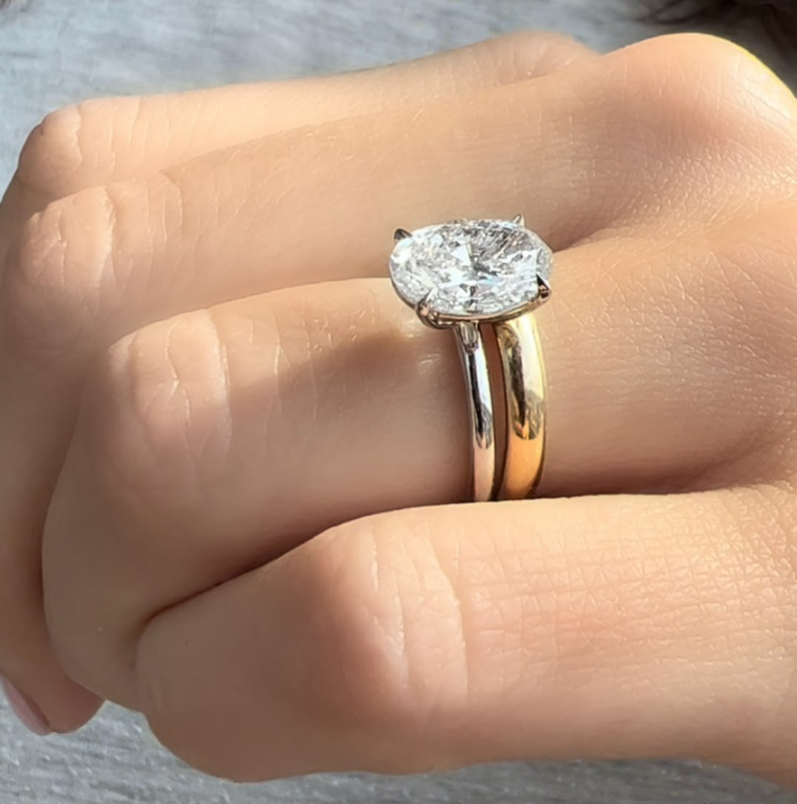2.50 Carat Oval Cut Diamond Engagement Ring
