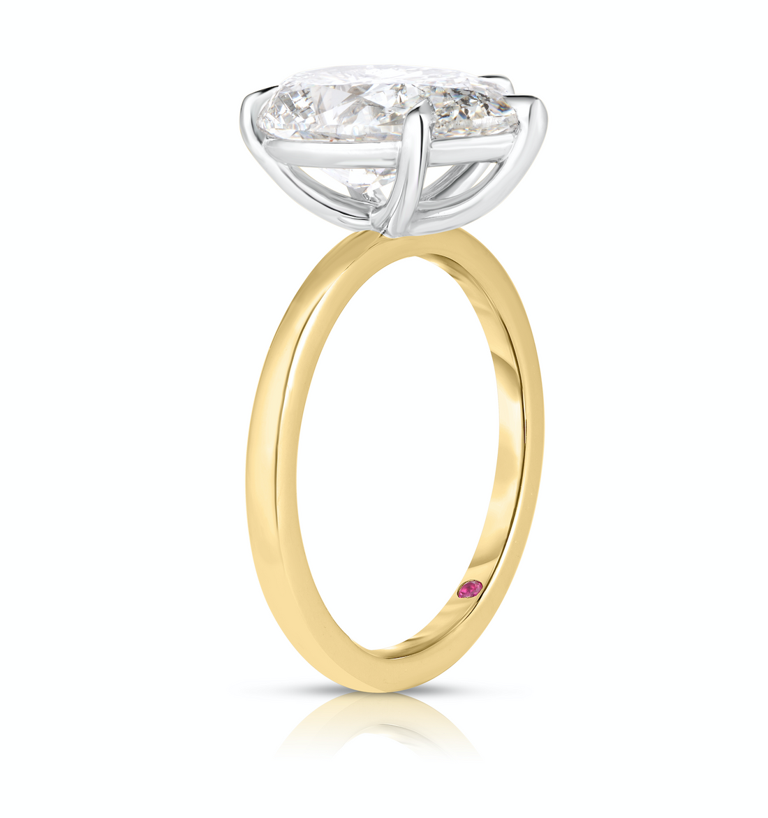 2.50 Carat Pear Cut Diamond Engagement Ring