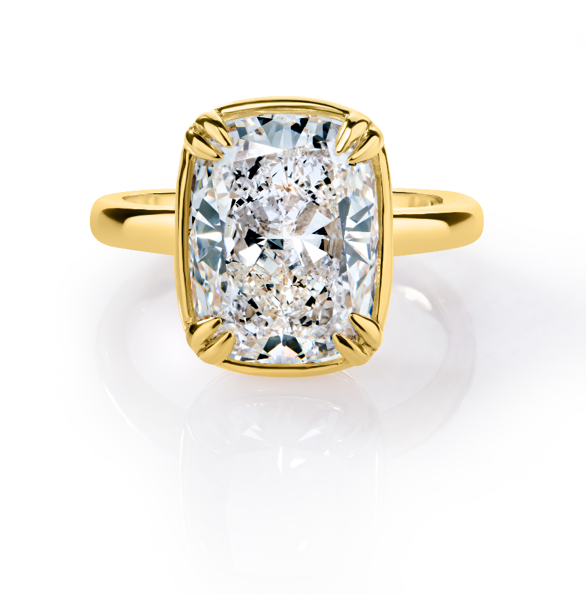 4.00 Carat Cushion Diamond Engagement Ring