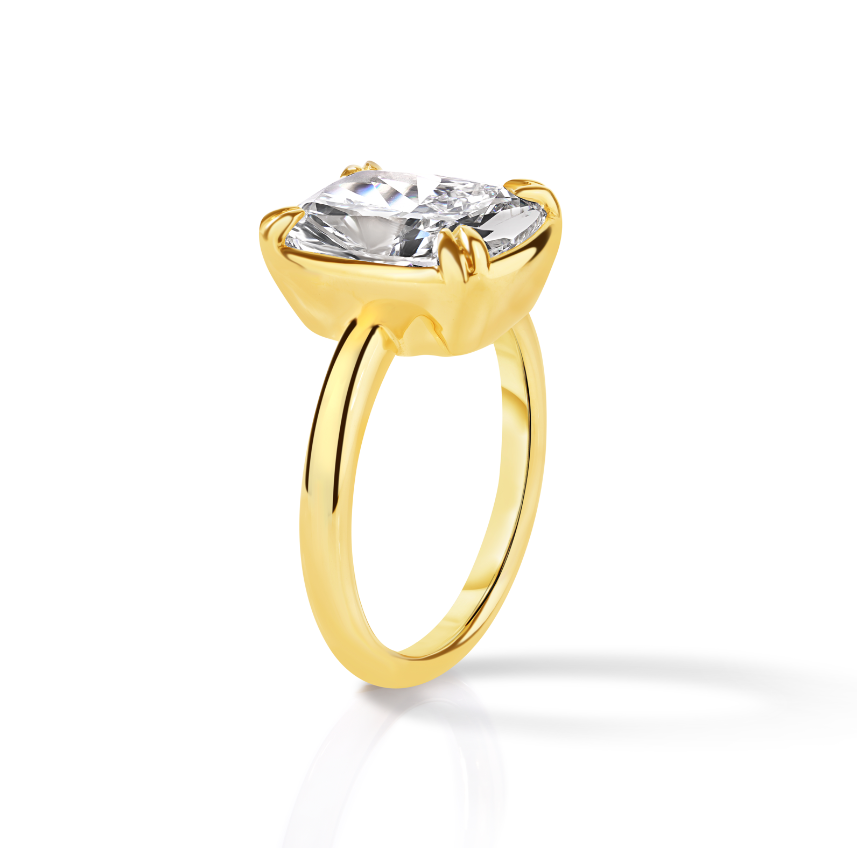 4.00 Carat Cushion Diamond Engagement Ring