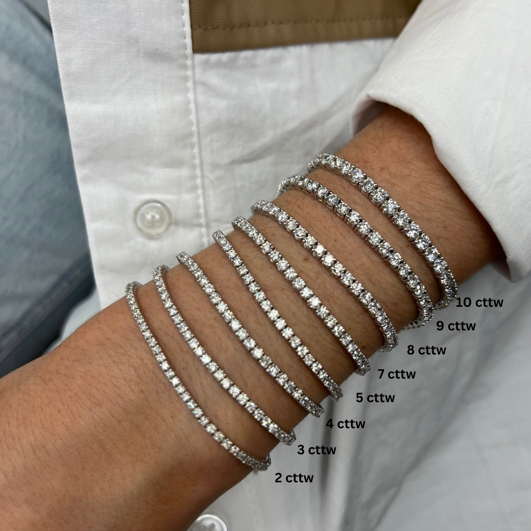 Classic Lab Diamond Tennis Bracelet