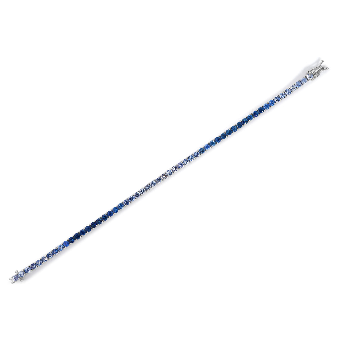 Ombre Blue Sapphire Tennis Bracelet
