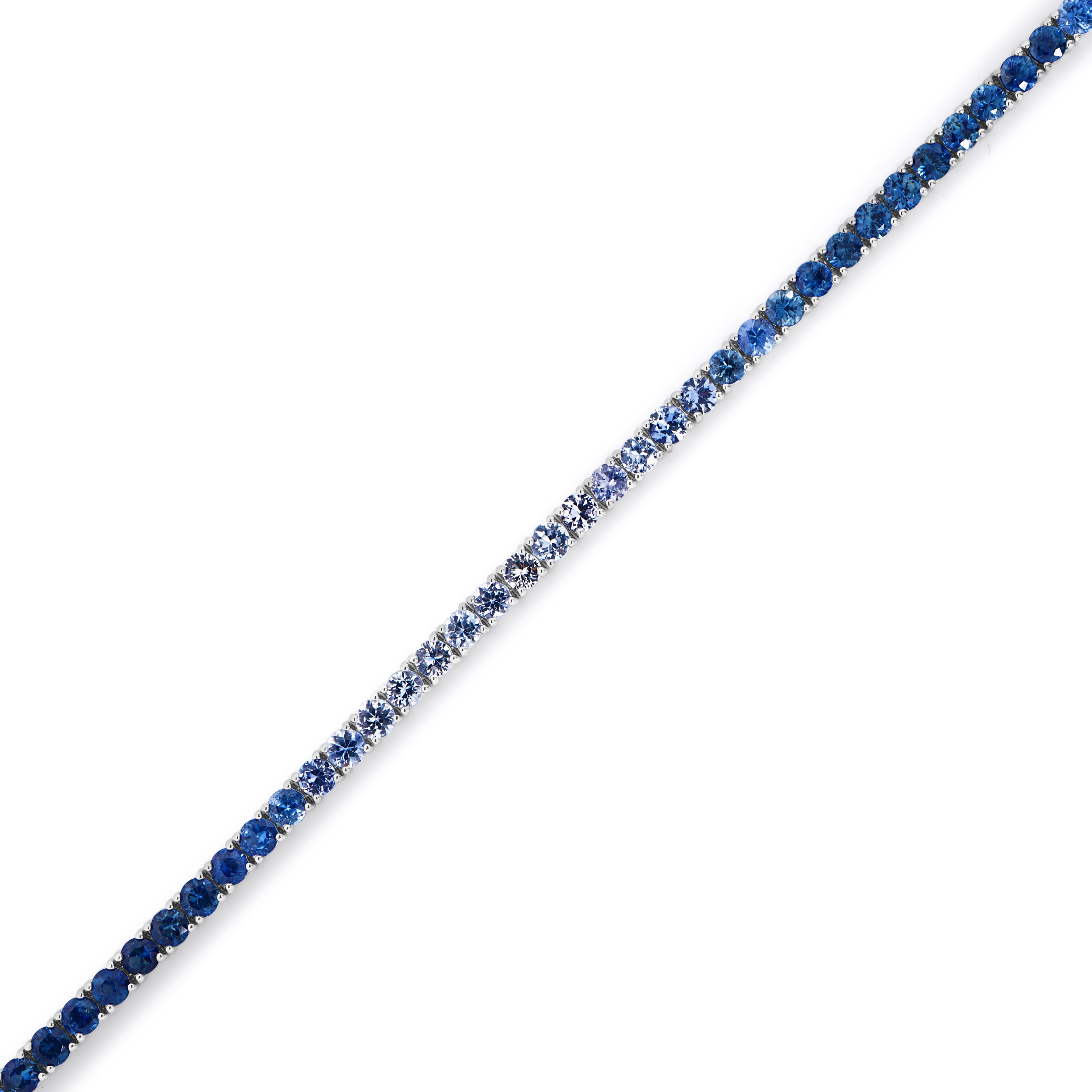 Ombre Blue Sapphire Tennis Bracelet