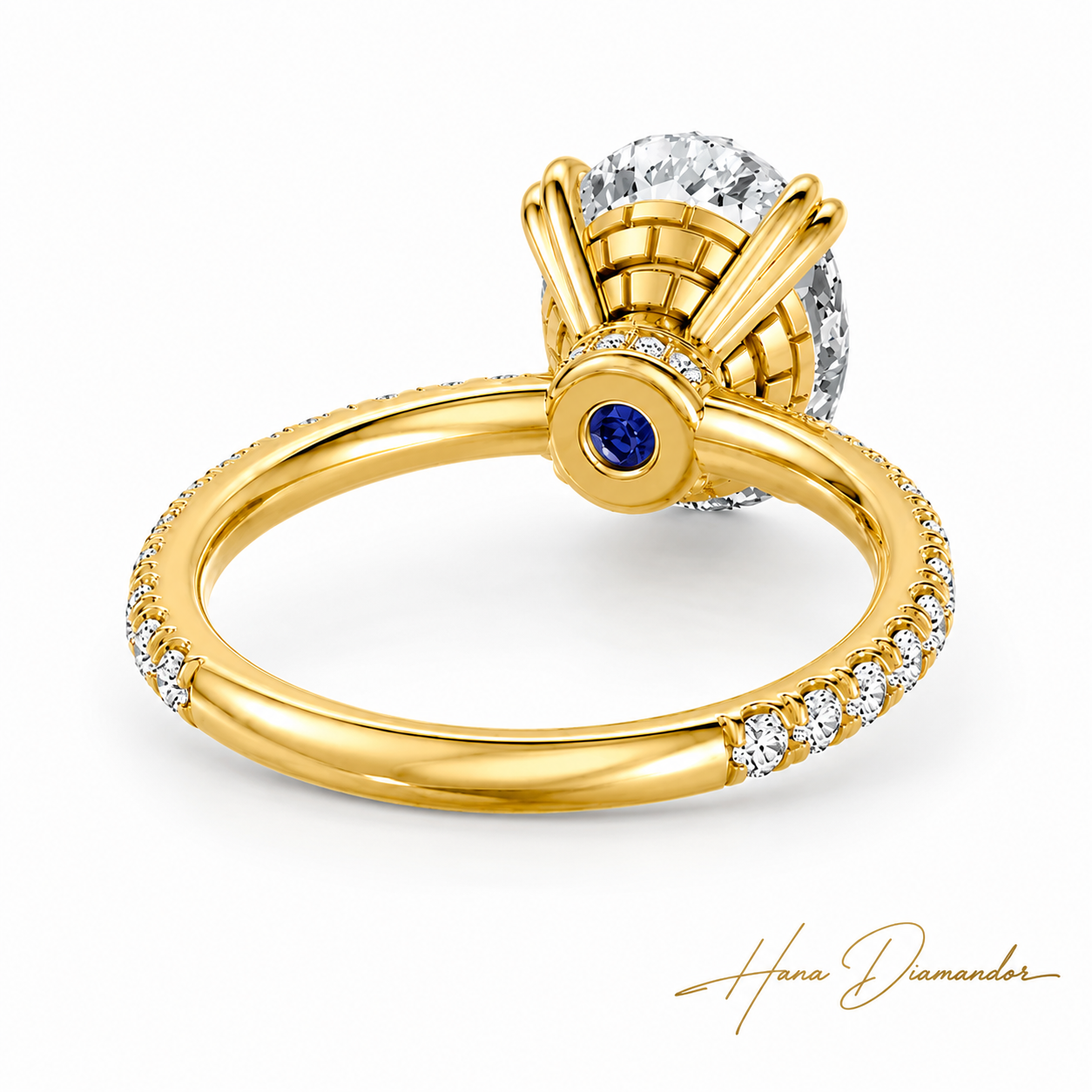Charlie Oval Engagement Ring