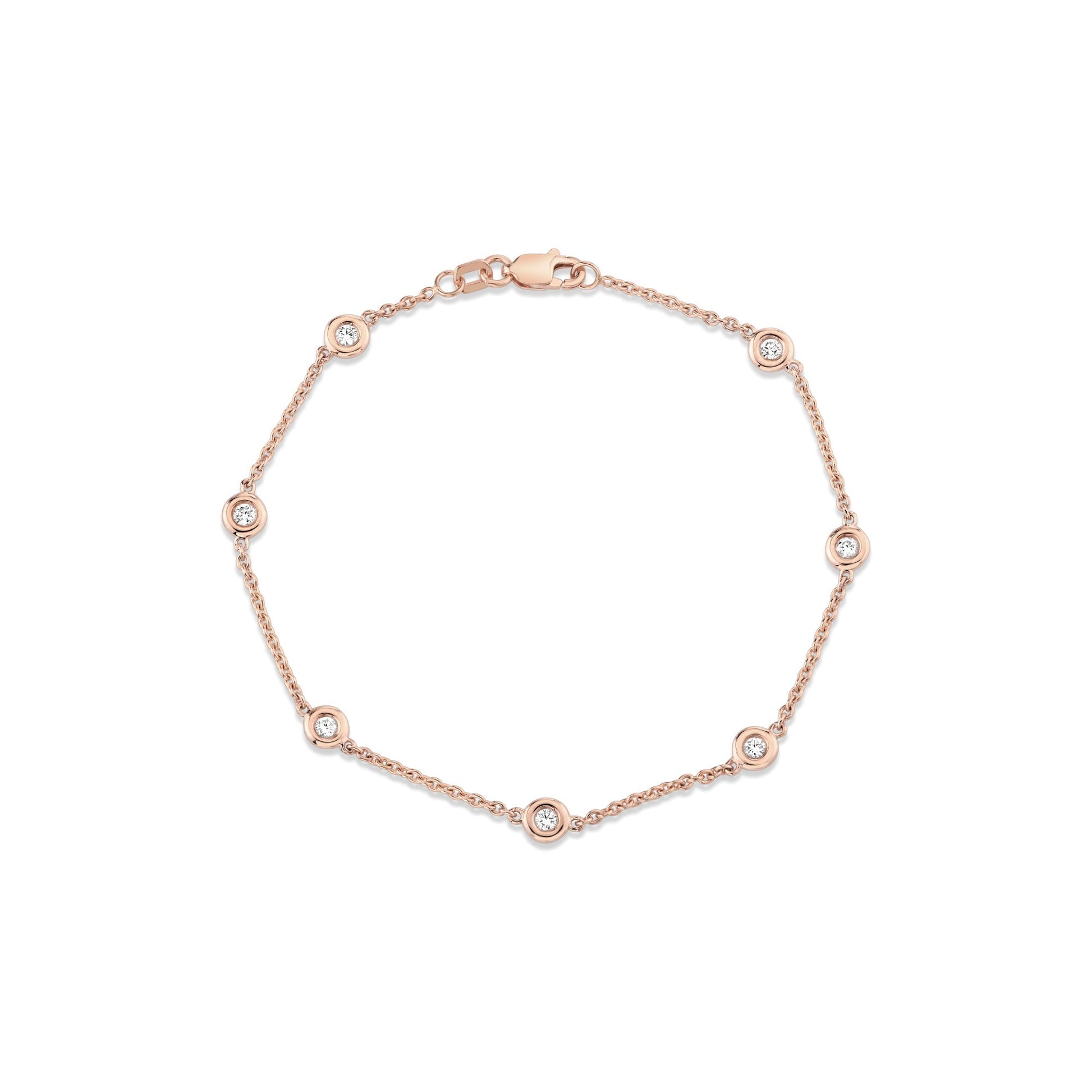 Precious Metal:18k Rose Gold;Total Carat Weight:0.3 CTW