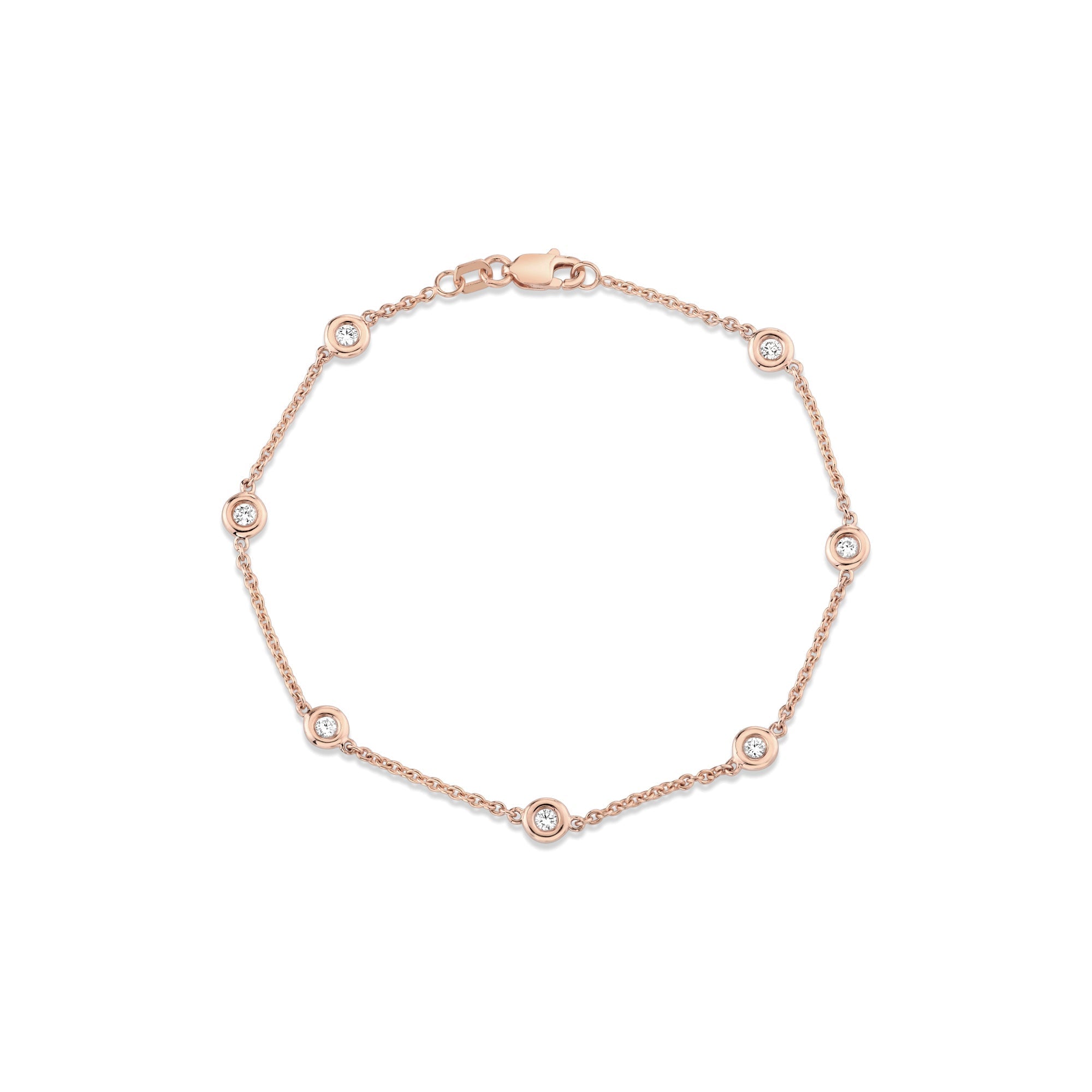 Precious Metal:18k Rose Gold;Total Carat Weight:0.3 CTW