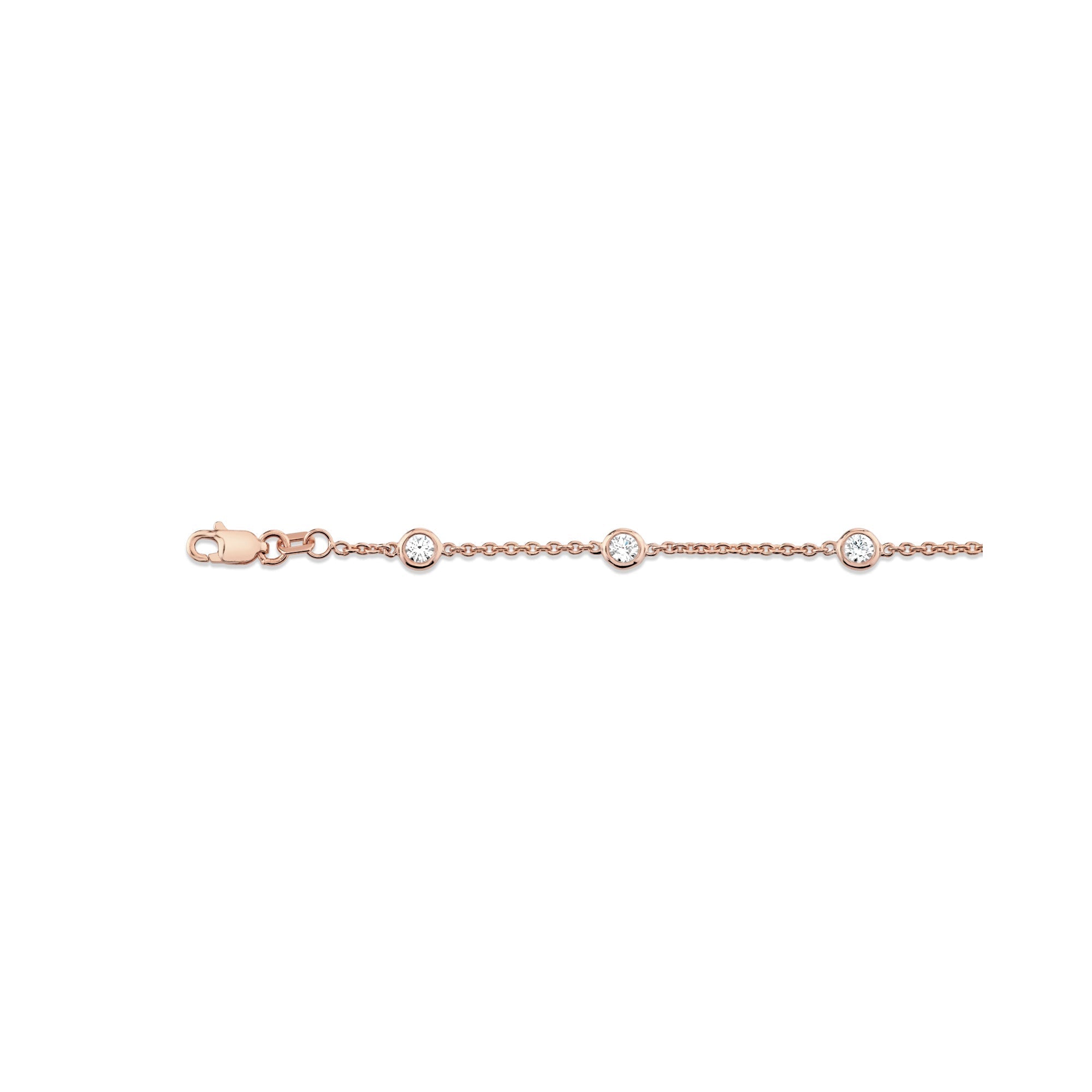 Bezel By The Yard Lab Diamond Bracelet