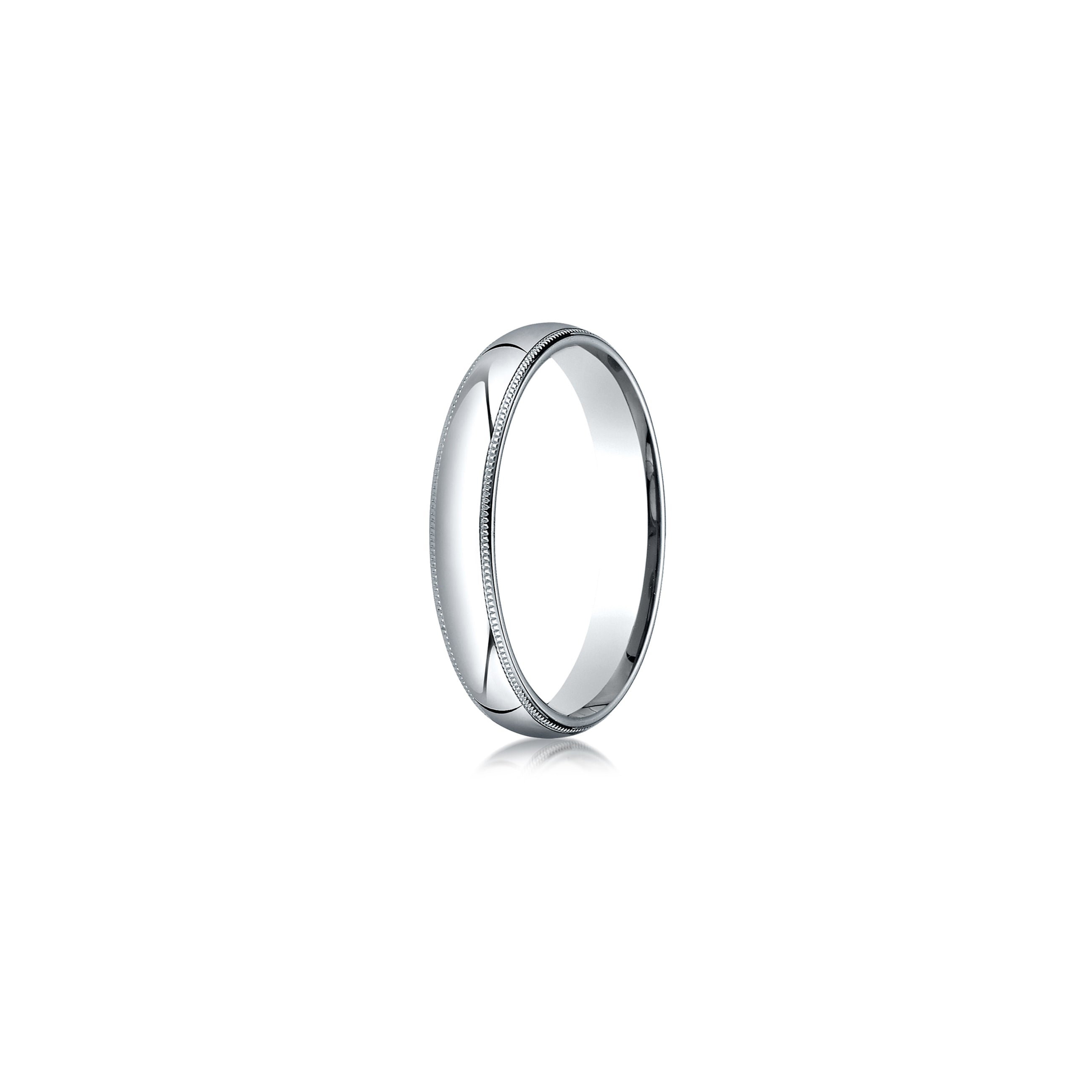Precious Metal:18k White Gold;Band Width:4mm