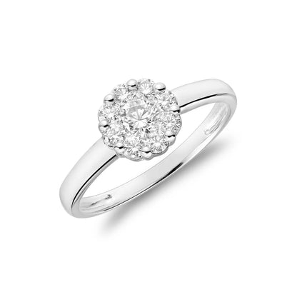 Cluster Mount Diamond Ring