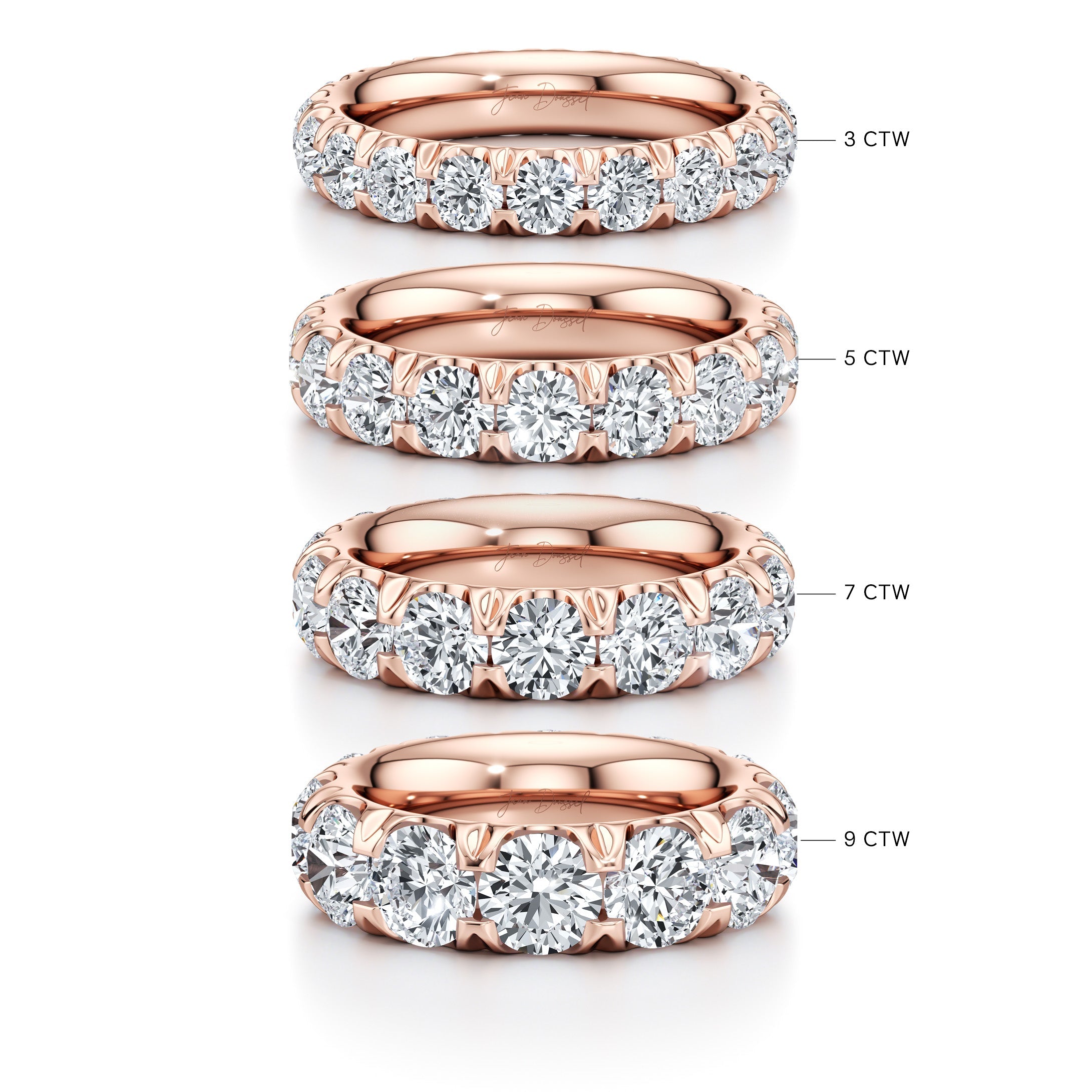 Audrey Large Lab Diamond Eternity Band